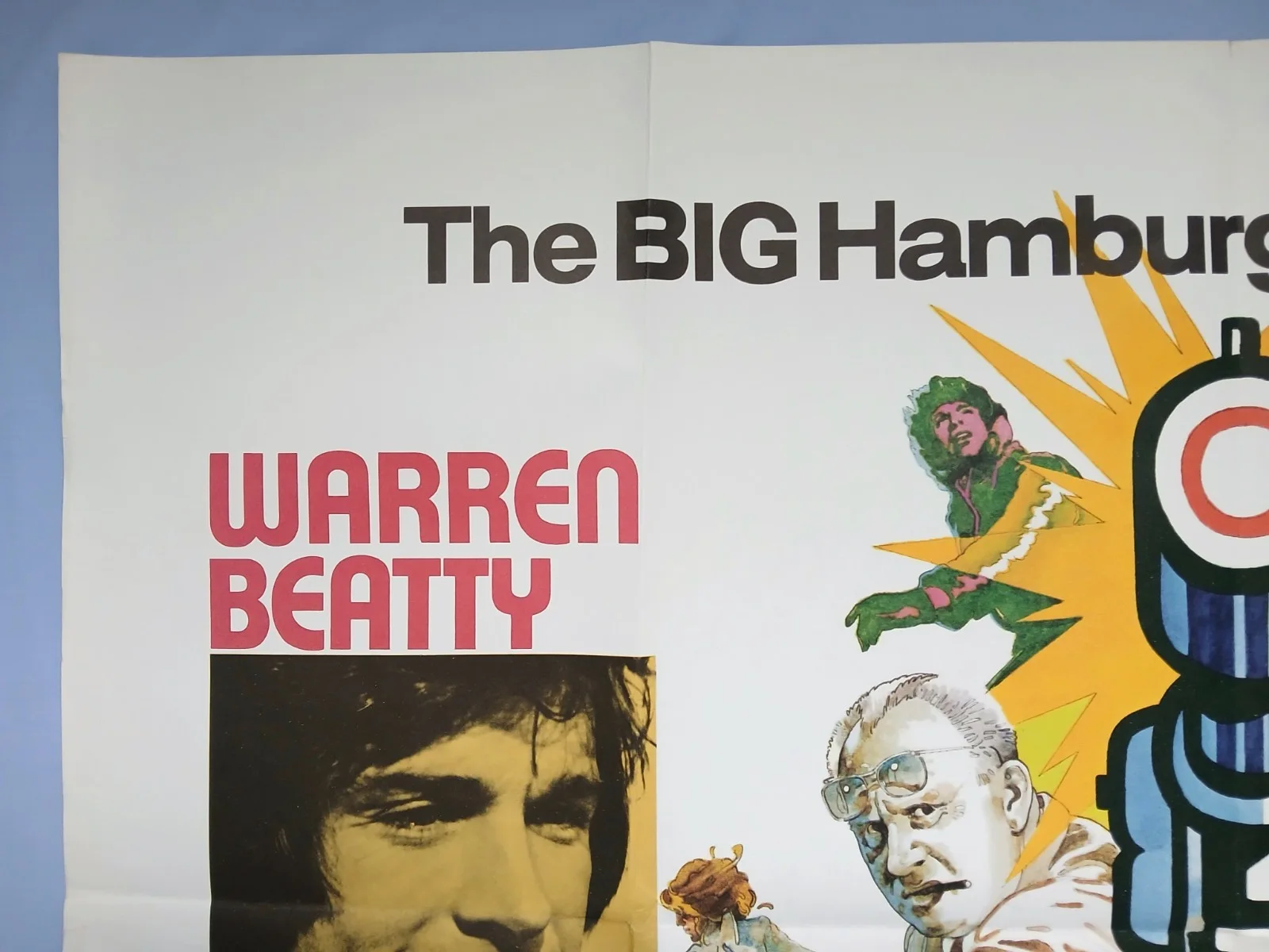THE HEIST (1971) original UK quad poster -Warren Beatty, Goldie Hawn, Gert Frobe, изображение 2