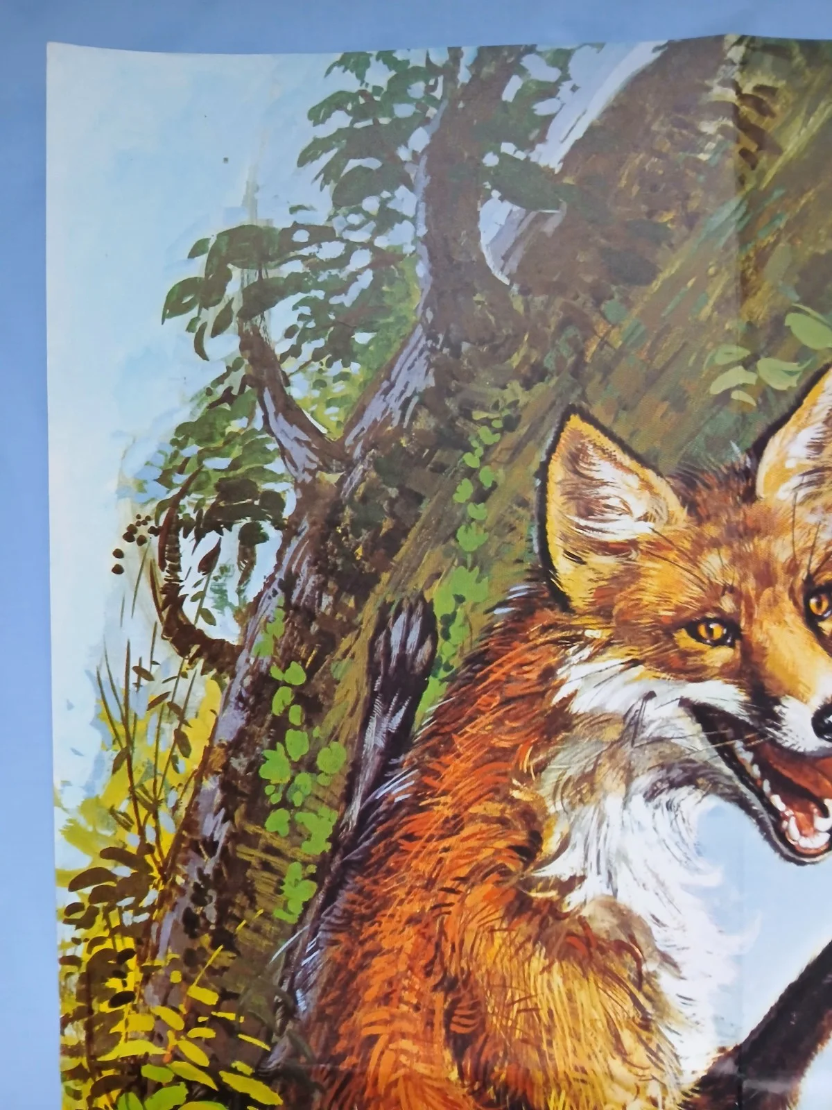 THE BELSTONE FOX (1973) original UK quad poster - Brian Bysouth art, изображение 2