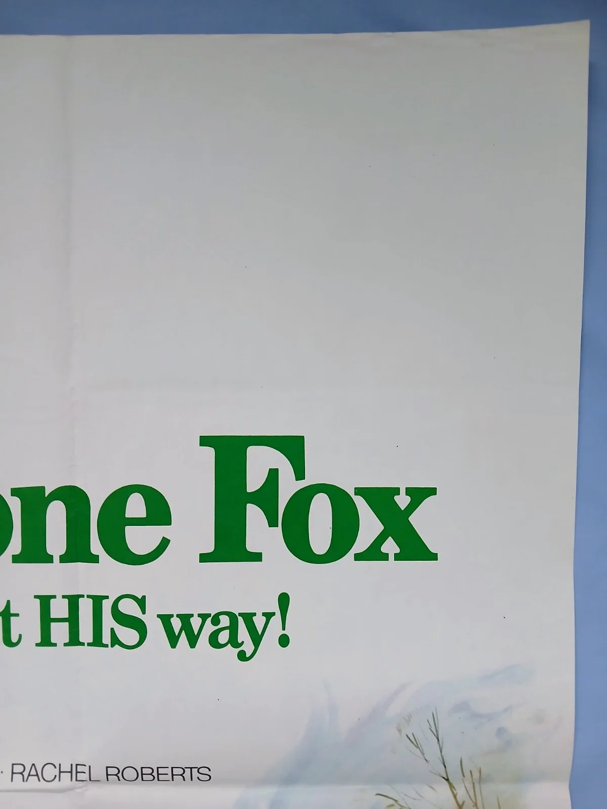 THE BELSTONE FOX (1973) original UK quad poster - Brian Bysouth art, изображение 5
