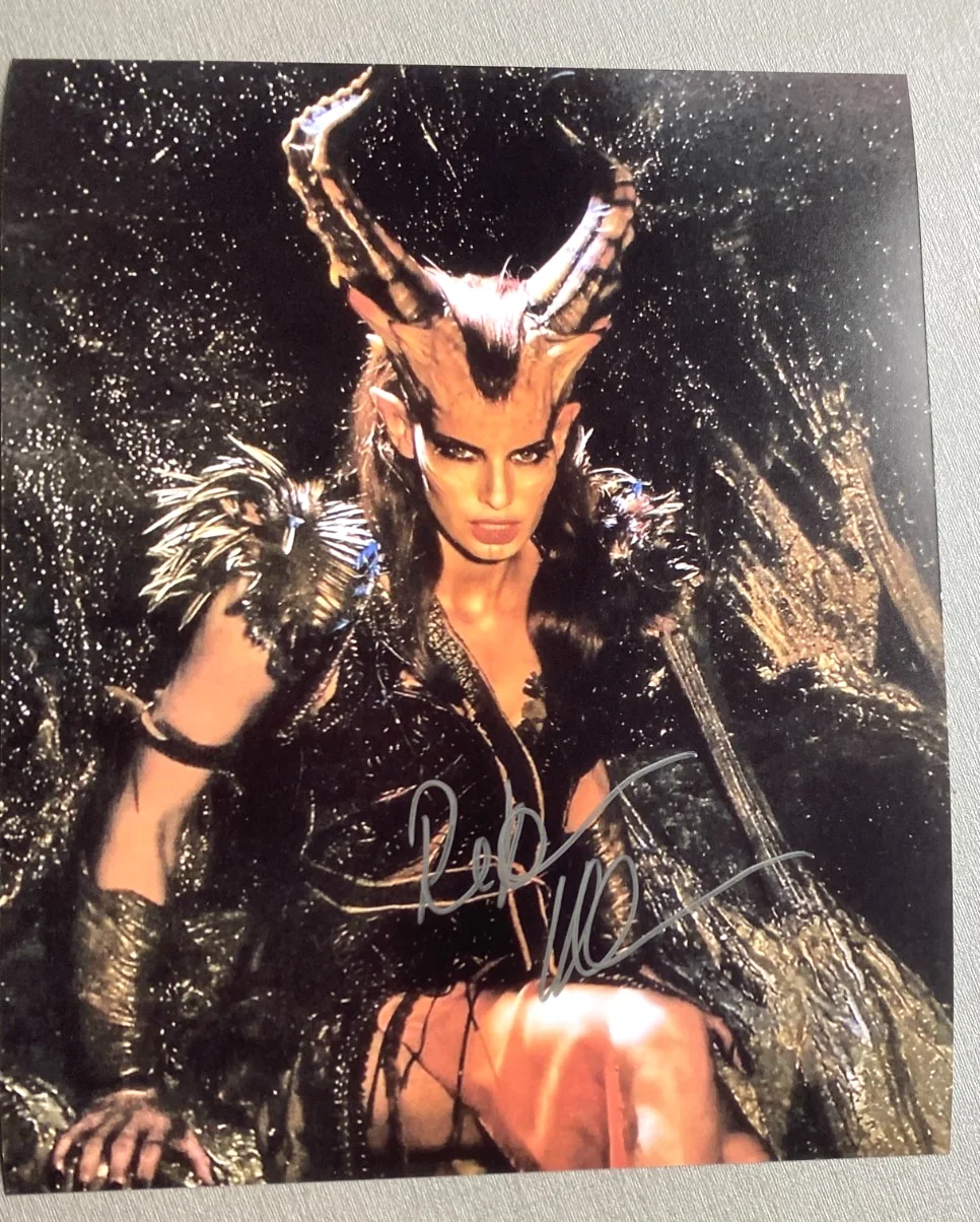 Rainer Schöne — REBECCA KUNIKOWSKI "Maleficent 2" German actress in person autograph photo 8x10