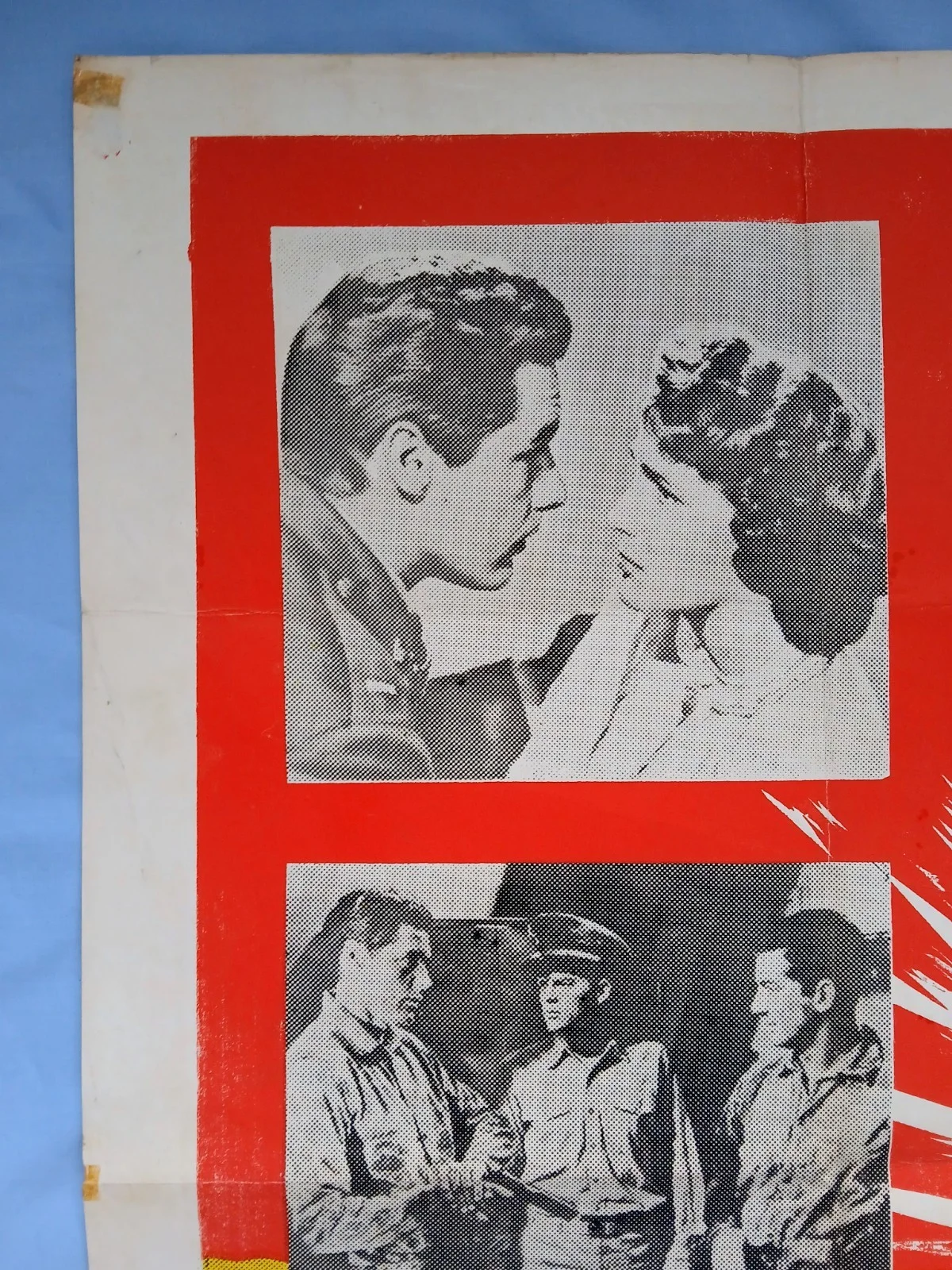 TARAWA BEACHHEAD (1958) rare original UK quad poster - WW2 USMC action thriller, image 2