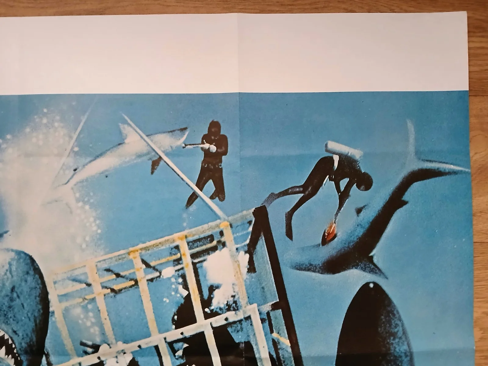 SHARKS' TREASURE (1975) original UK quad poster - Cornel Wilde scuba thriller, image 3