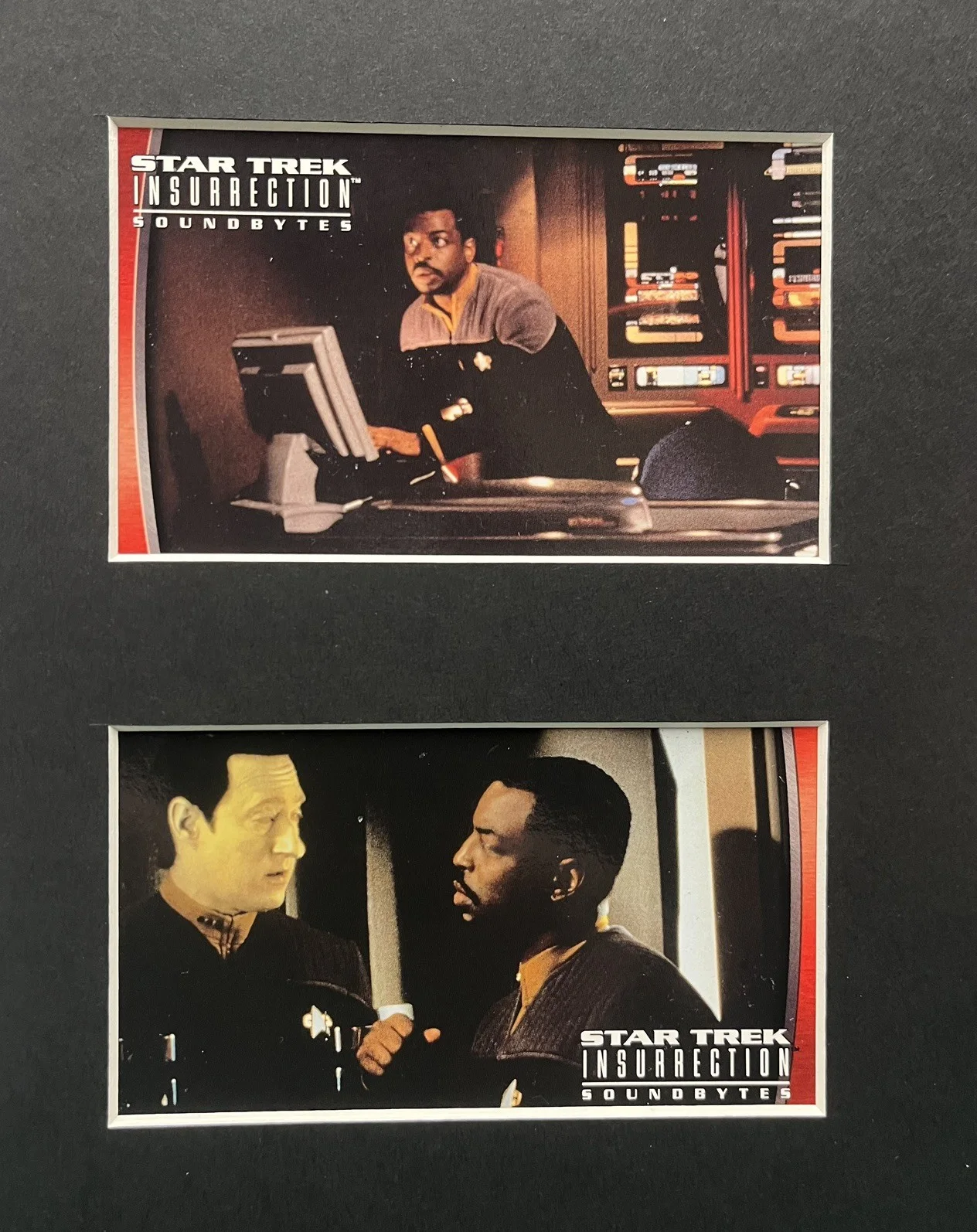 STAR TREK. Insurrection 35mm Film Cell Mounted Display, image 2