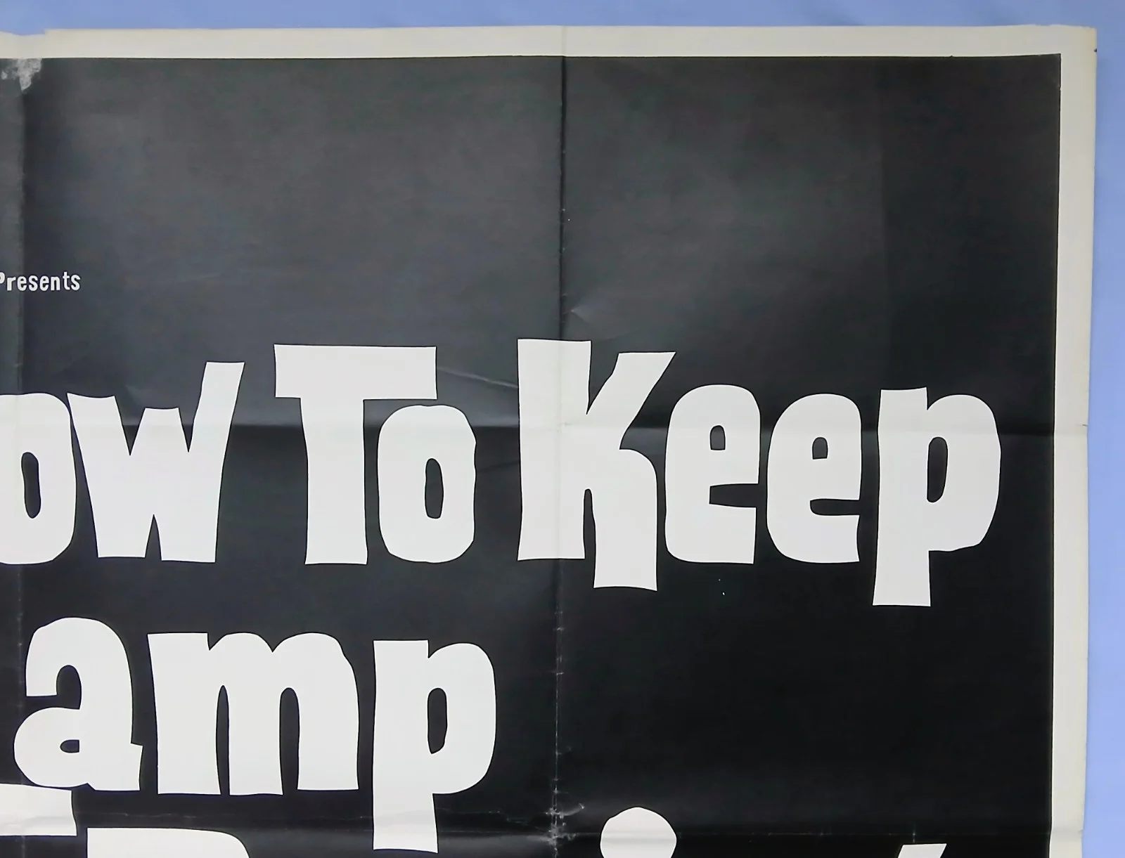 HOW TO KEEP THE RED LAMP BURNING (1965) v.rare original UK quad poster, изображение 3