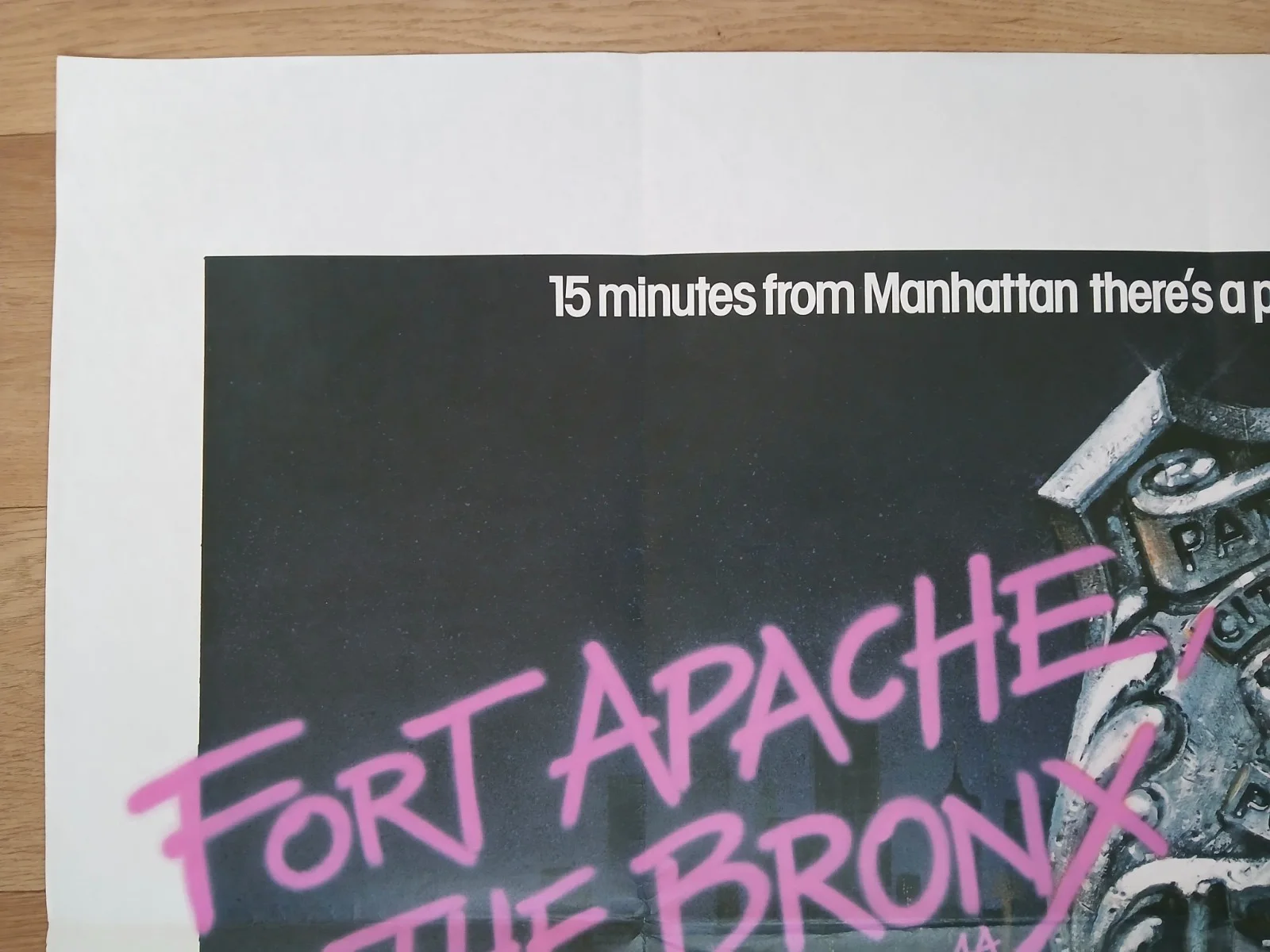 FORT APACHE THE BRONX (1981) original UK quad poster - Paul Newman, изображение 2
