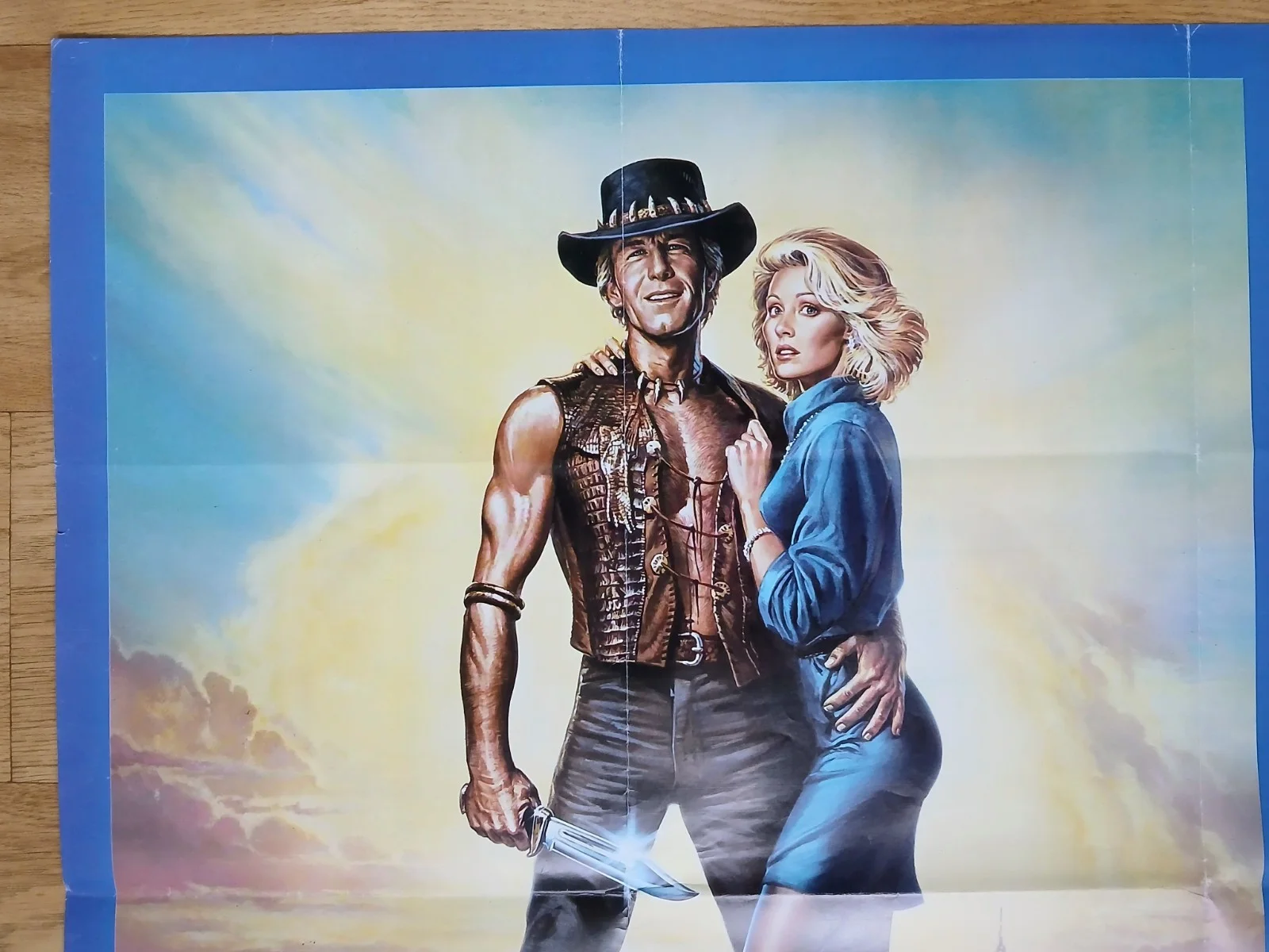 CROCODILE DUNDEE 2 (1988) original UK quad poster, image 2