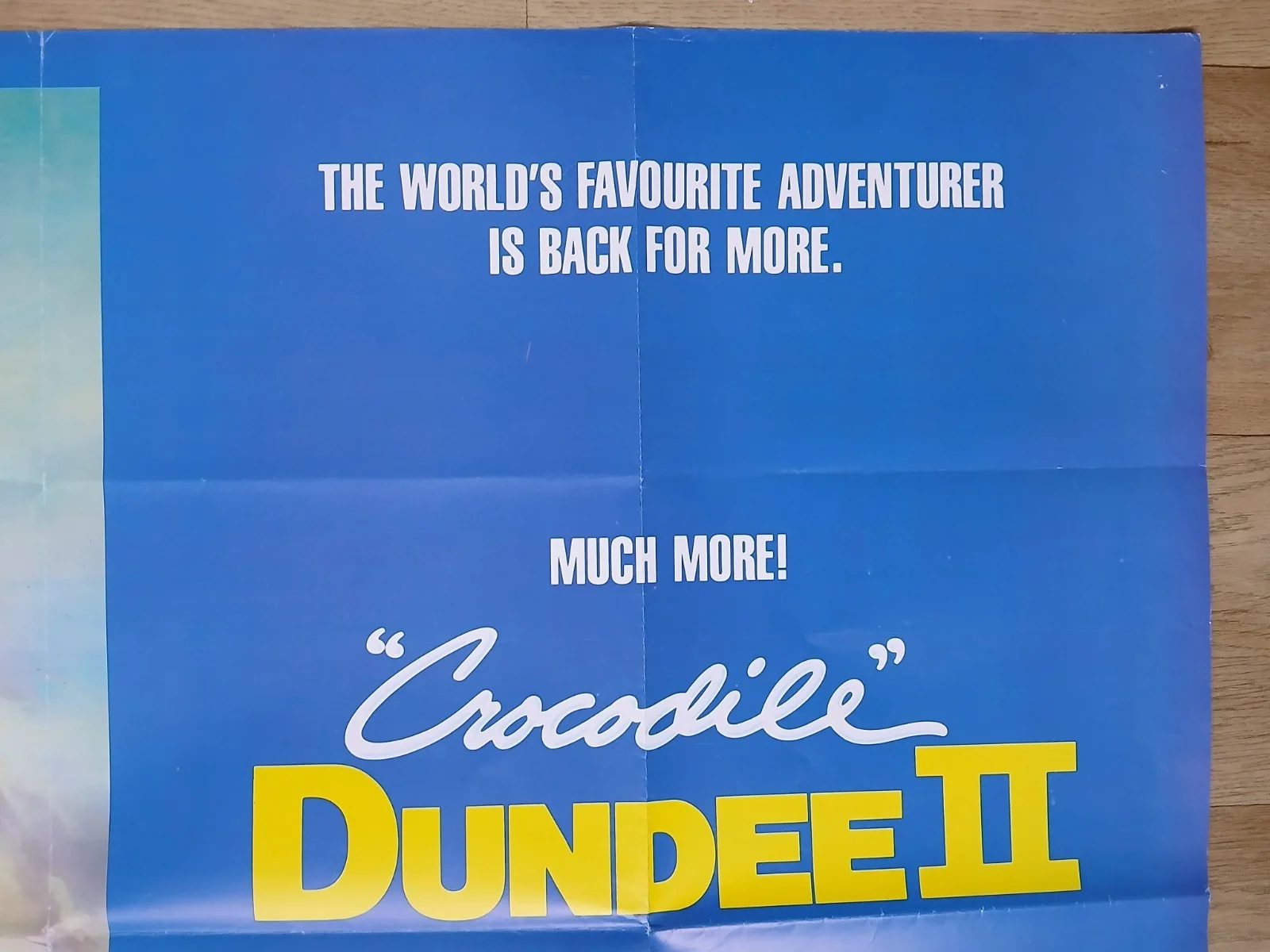 CROCODILE DUNDEE 2 (1988) original UK quad poster, image 3