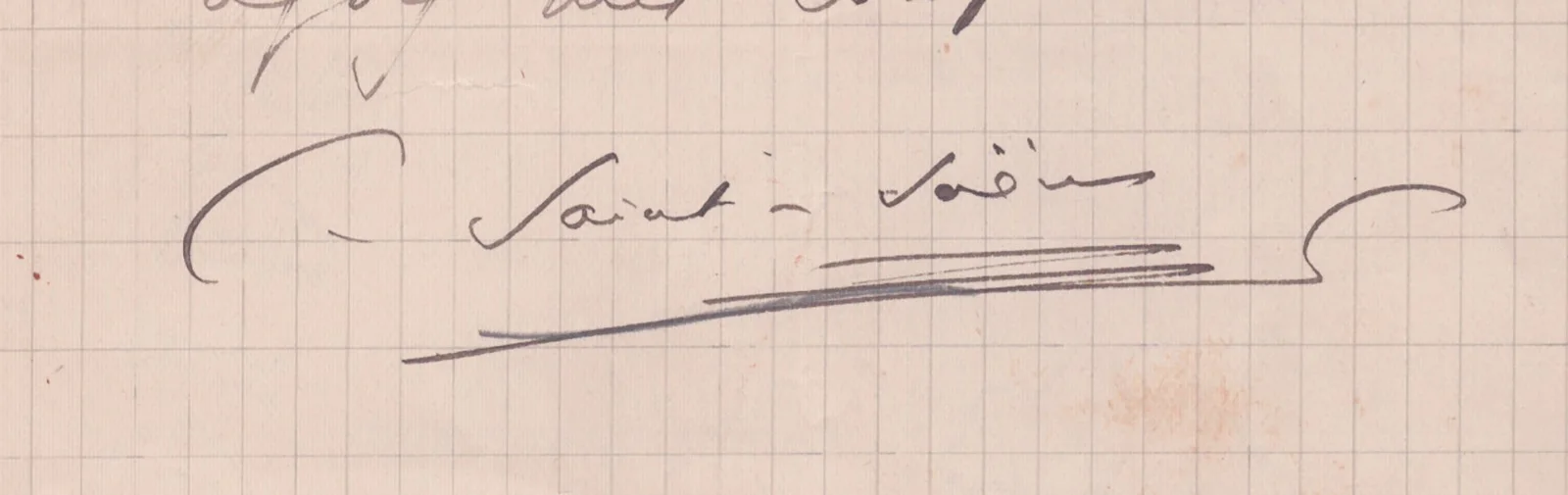 Camille Saint-saens — CAMILLE SAINT-SAENS - AUTOGRAPH LETTER SIGNED 05/07/1918, image 2