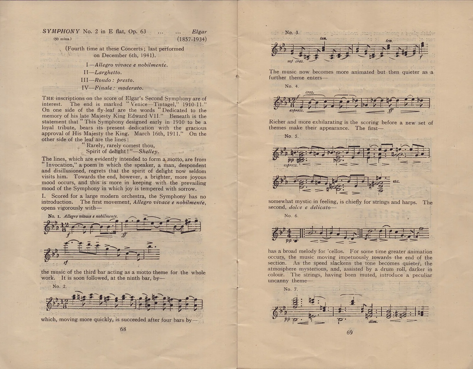Alfredo Campoli — ALFREDO CAMPOLI - INSCRIBED PROGRAM SIGNED 01/13/1945, image 4