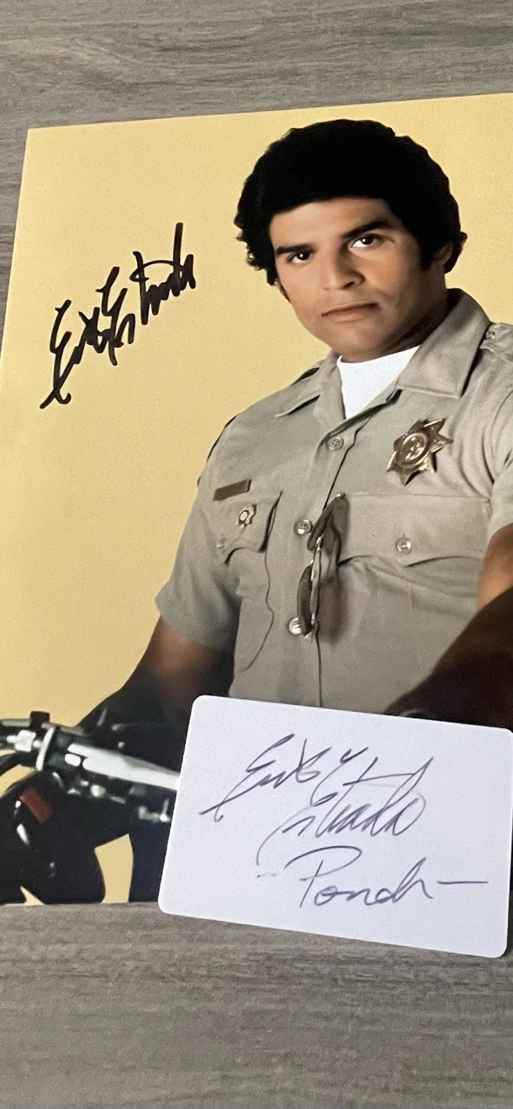 Tv CHiPs Erik Estrada Signed, image 2