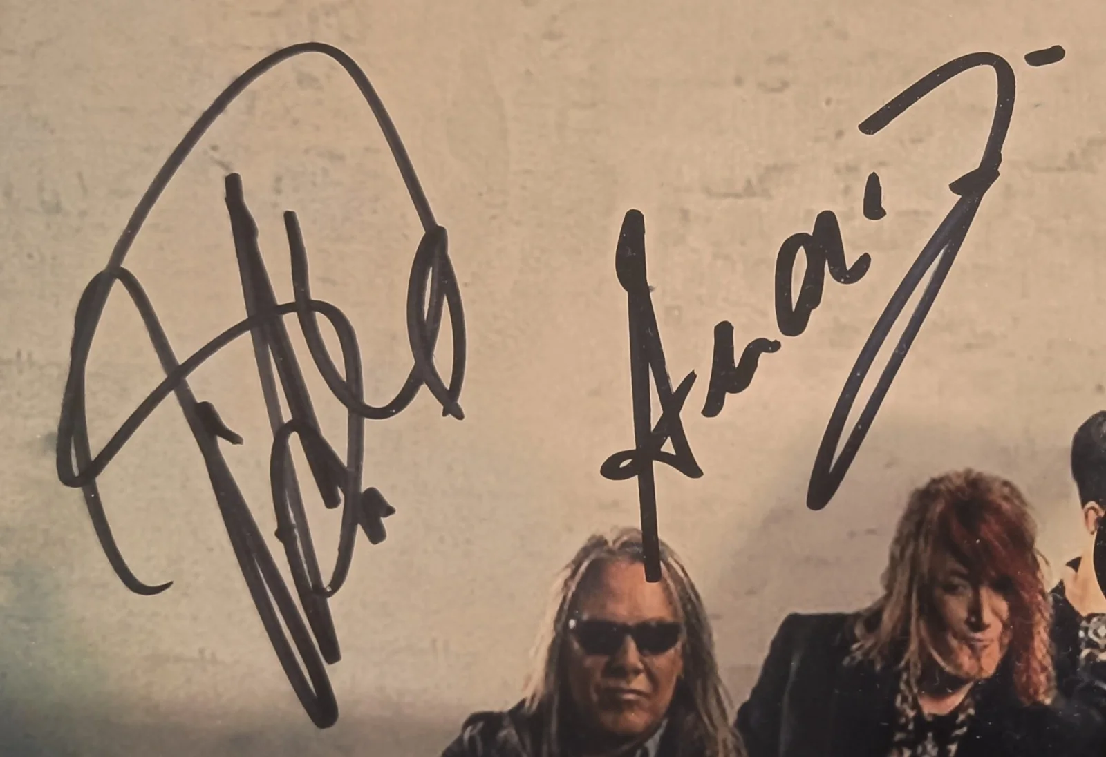 Helloween band fully signed,autographed photo,Kai Hansen,Michael Kiske, изображение 2