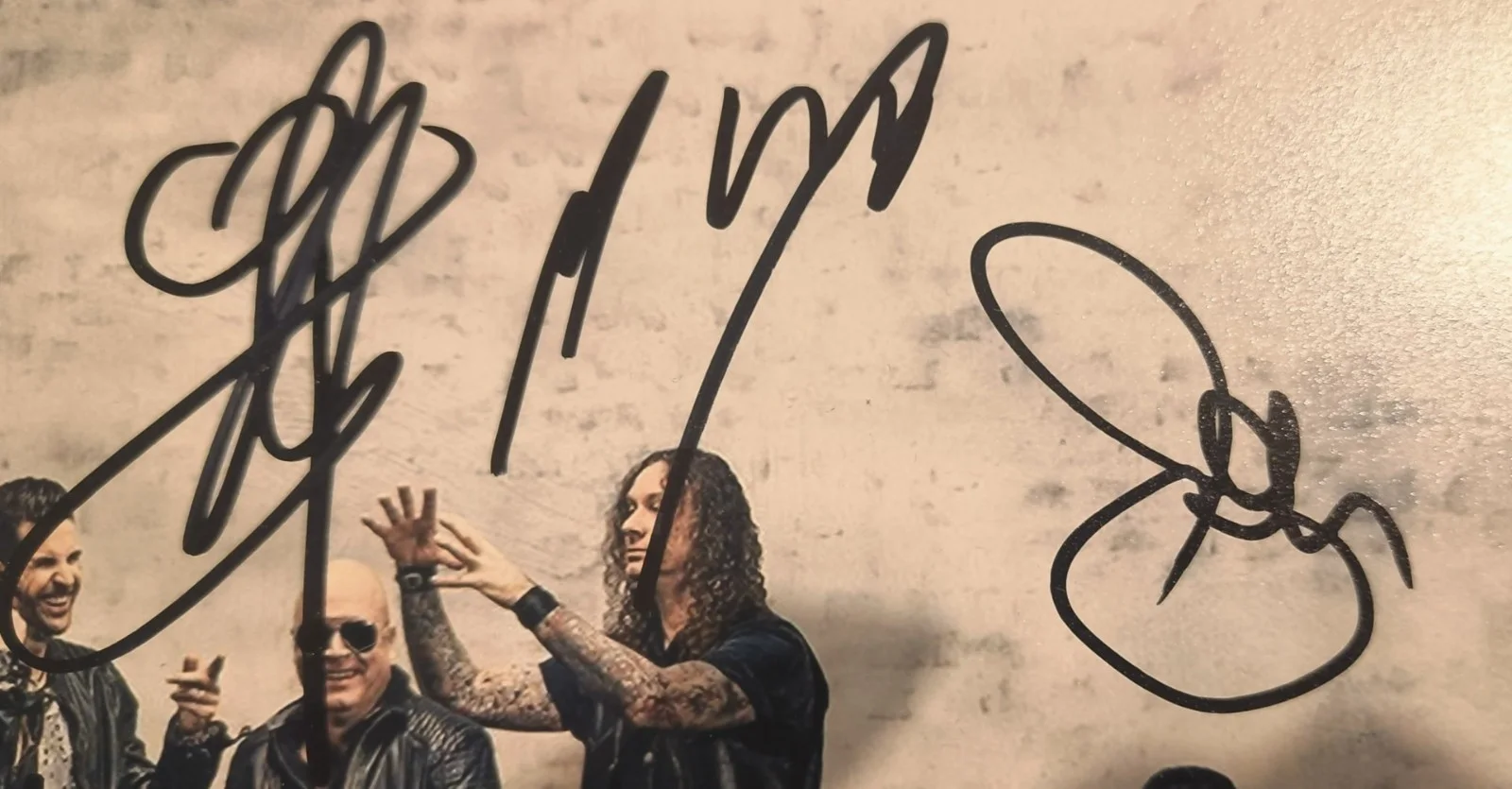 Helloween band fully signed,autographed photo,Kai Hansen,Michael Kiske, изображение 3