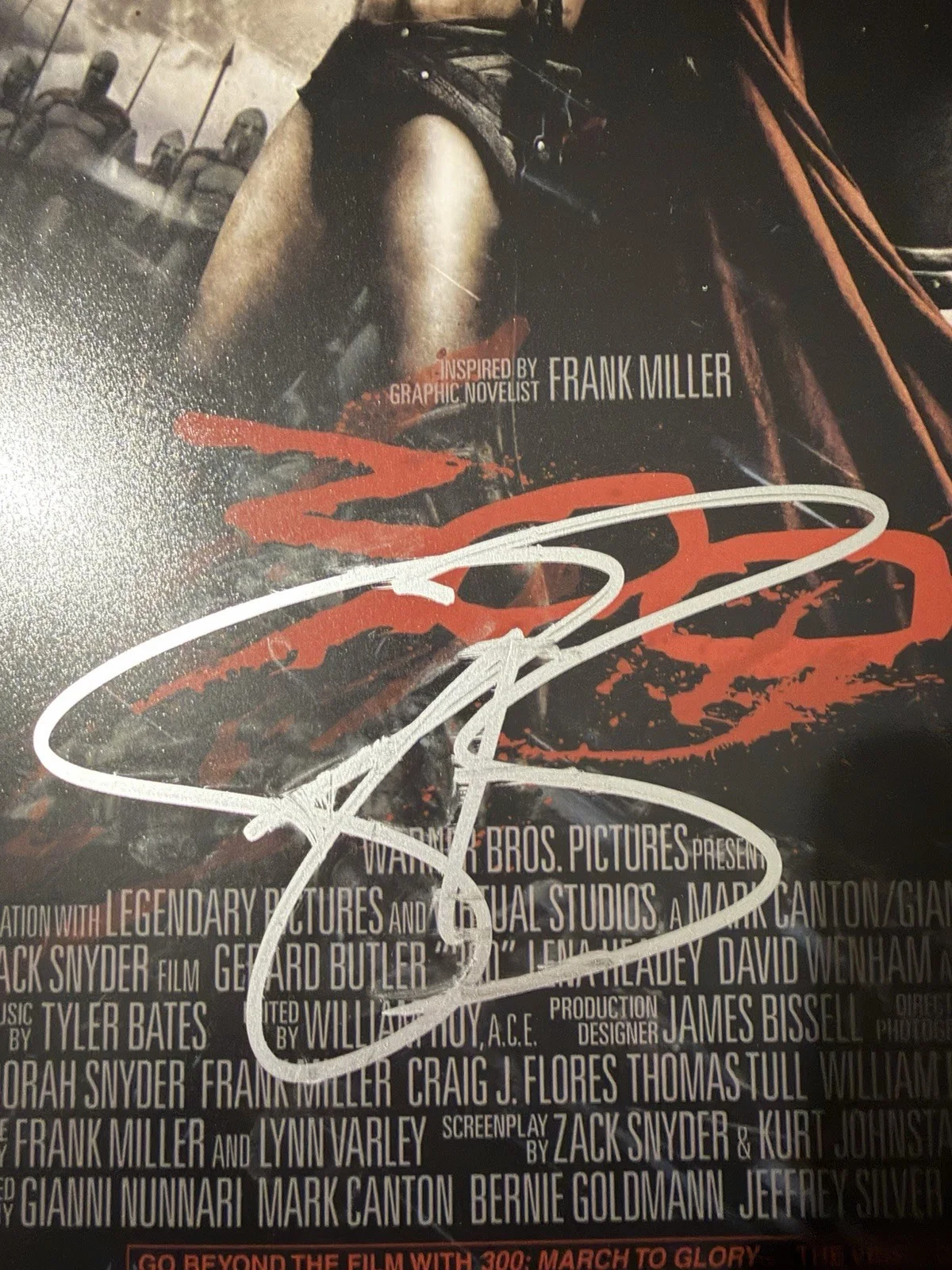 Gerard Butler — GERARD BUTLER SIGNED 11x17 PHOTO 300 LEONIDAS AUTOGRAPH BECKETT COA BV18543, изображение 2