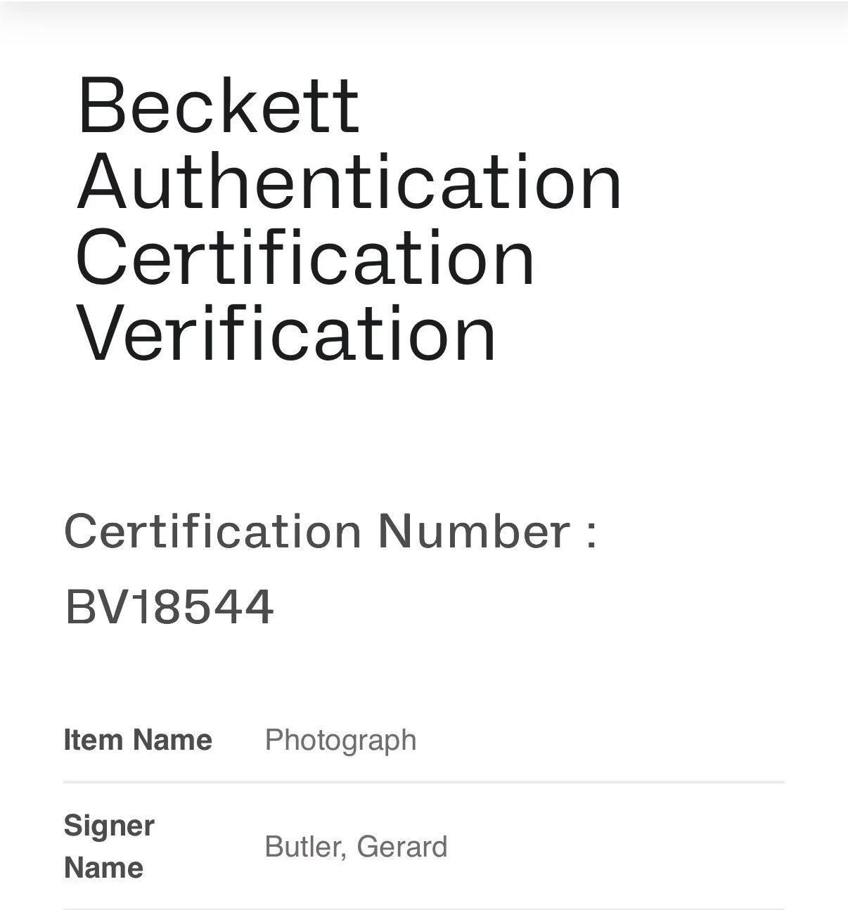 Gerard Butler — GERARD BUTLER SIGNED 11x17 PHOTO 300 LEONIDAS AUTOGRAPH BECKETT COA BV18544, изображение 4