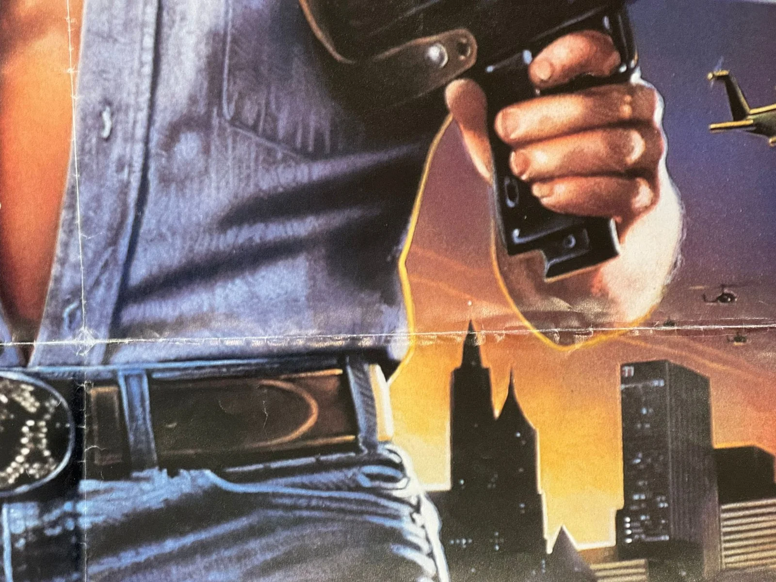 Invasion USA, Chuck Norris Original UK Quad Film Poster. 1985, изображение 2