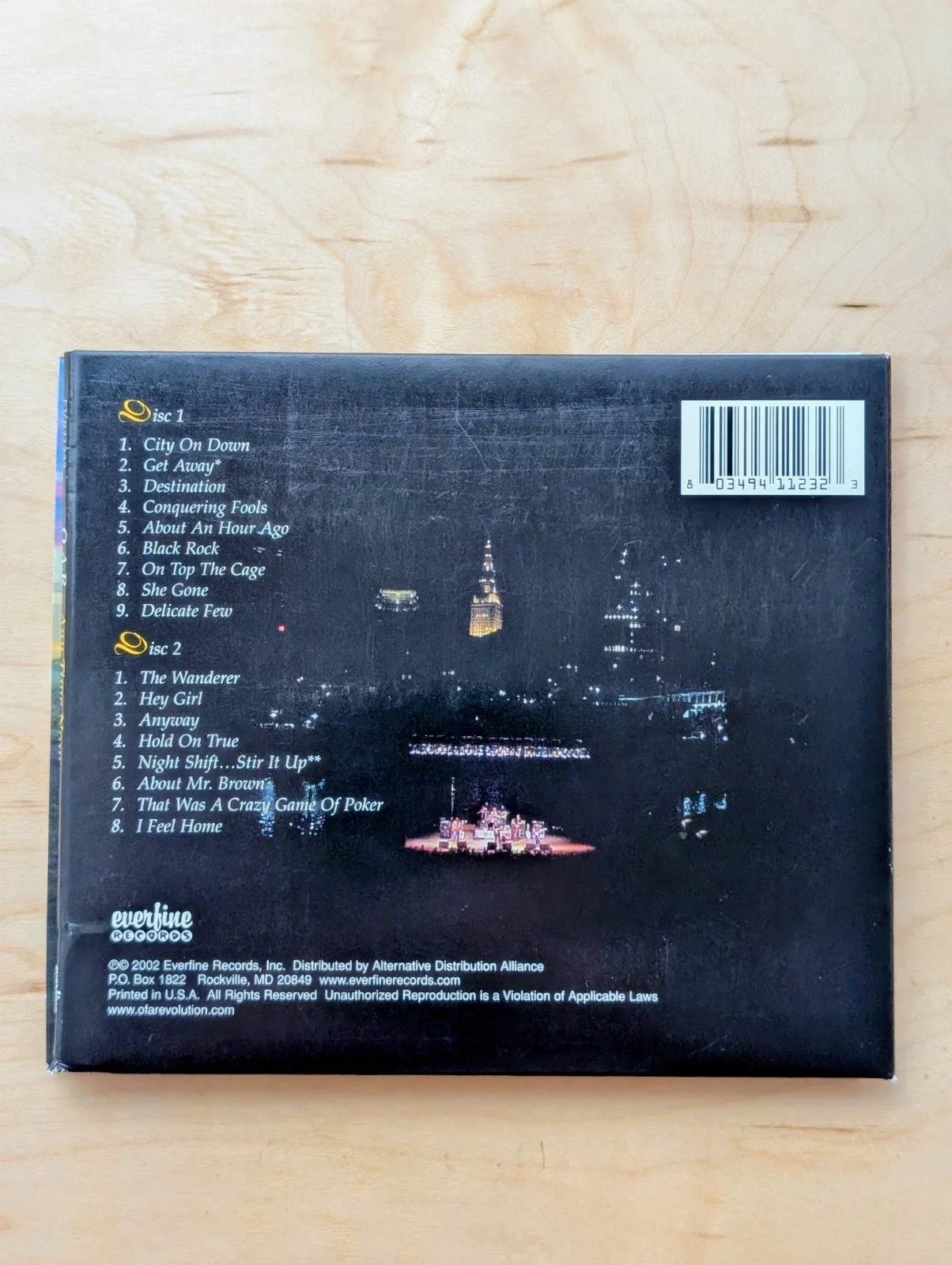 OAR Any Time Now Signed Marc Roberge Booklet + Bandw/ TriFold Numbered 2095/2500, image 4