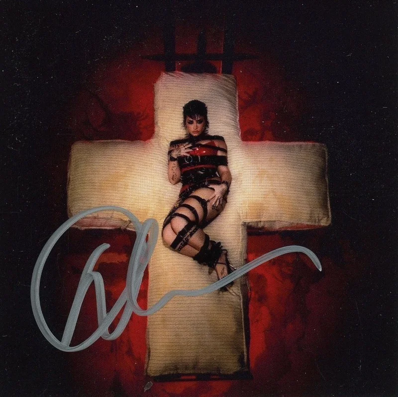 DEMI LOVATO SIGNED HOLY FVCK FRAMED & MATTED CD w/ AUTOGRAPH COA ACOA, изображение 2
