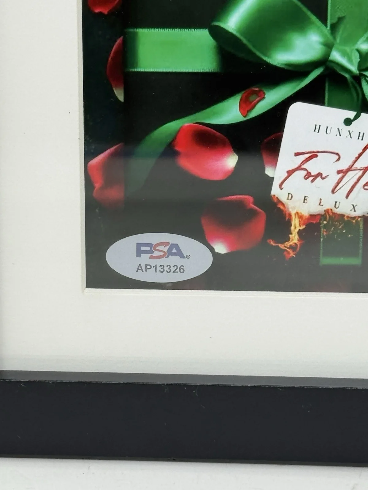 HUNXHO SIGNED AUTOGRAPH FOR HER DELUXE CD PSA/DNA COA FRAMED BY TOMORROW RARE, изображение 3
