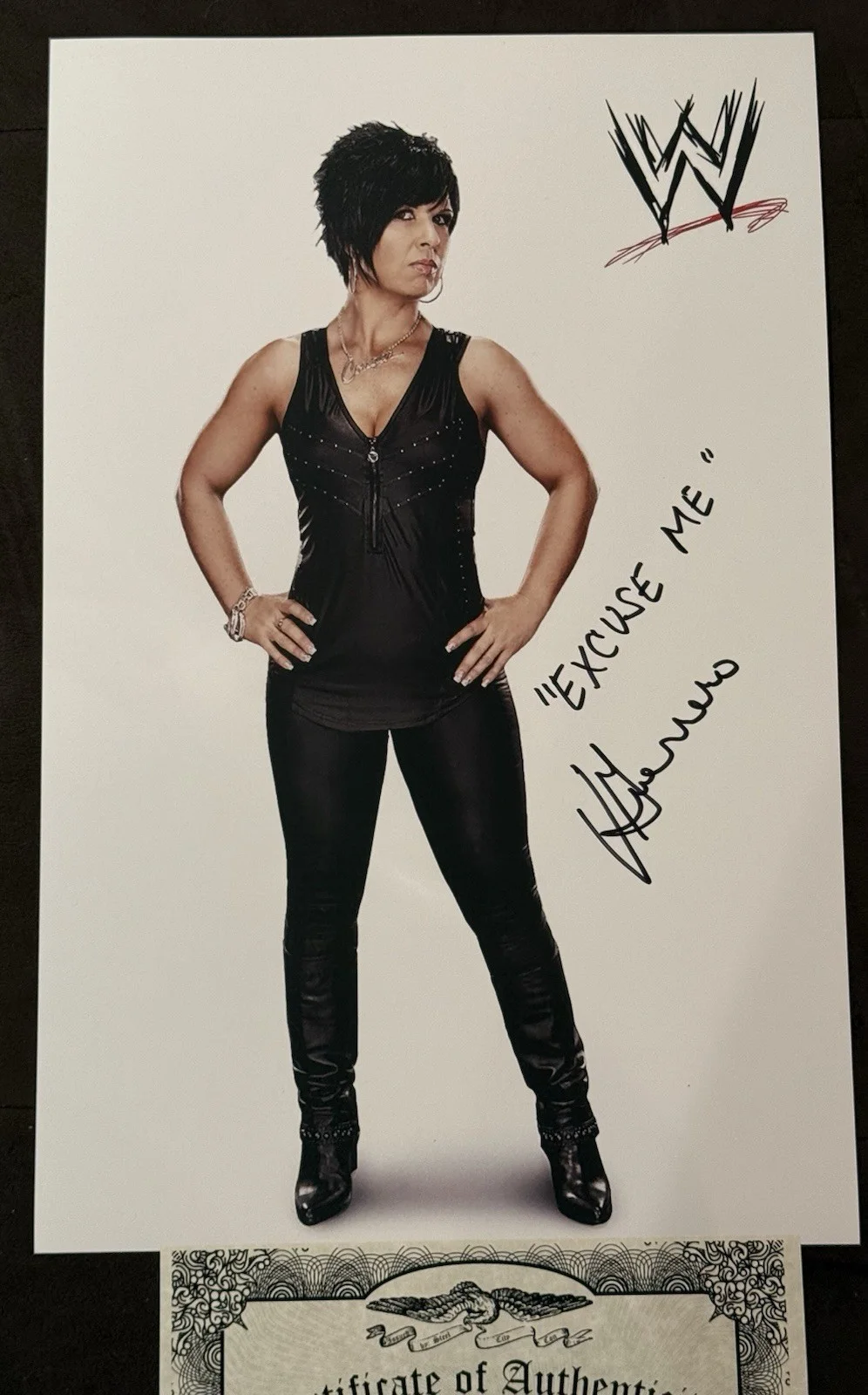 VICKIE GUERRERO SIGNED 11x17 PHOTO AUTOGRAPH WWE Steel City COA, изображение 3