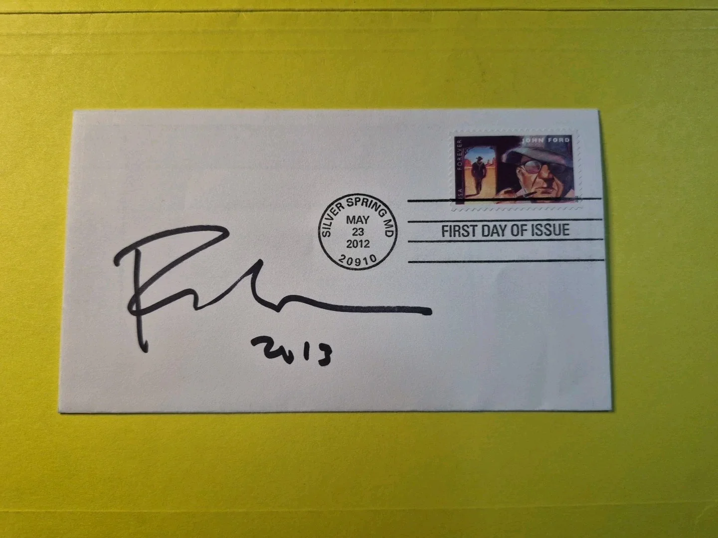 Francis Ford Coppola — Francis Ford Coppola GODFATHER. Signed Director Postal FDC, No Inscription.