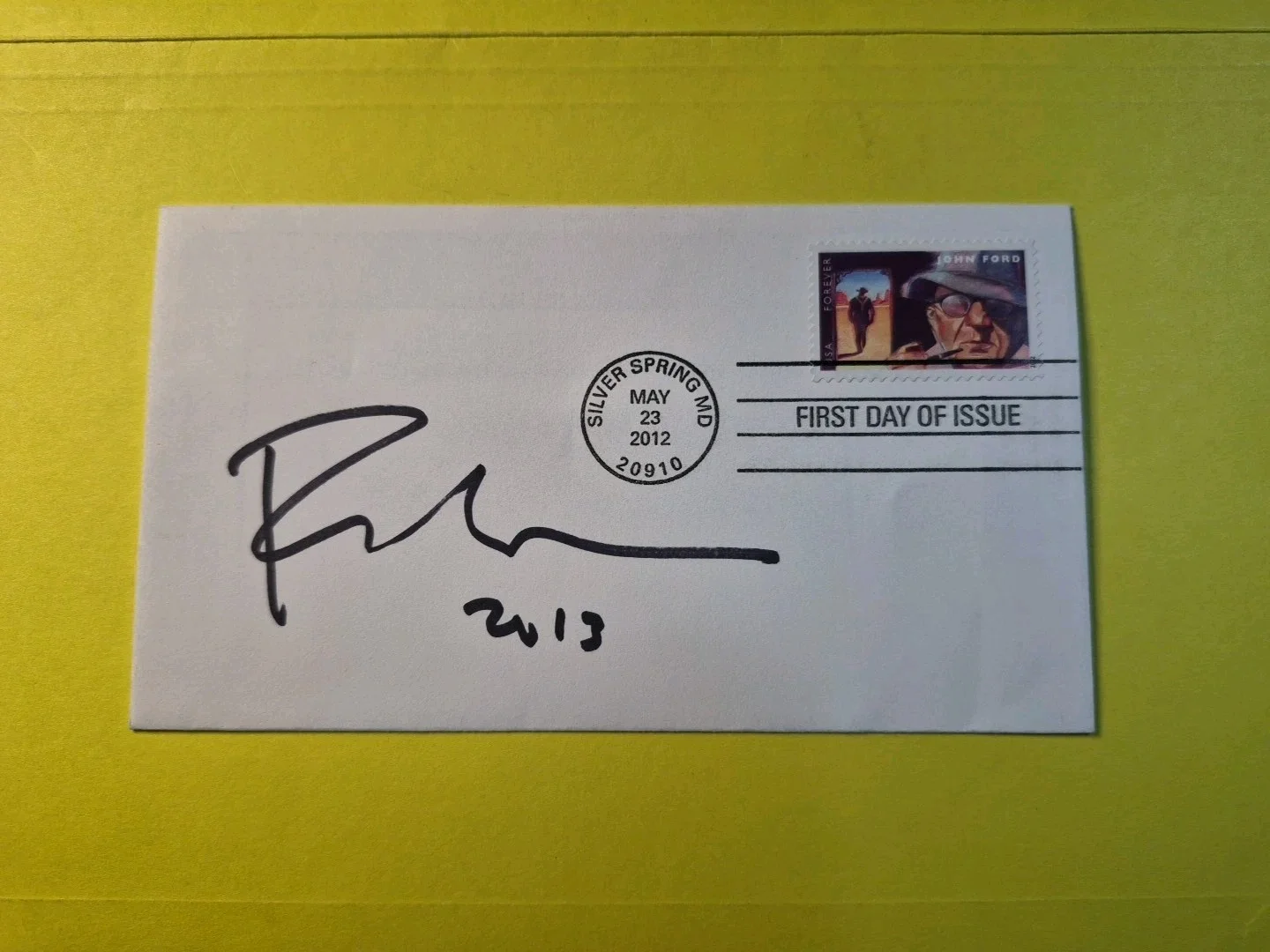 Francis Ford Coppola — Francis Ford Coppola GODFATHER. Signed Director Postal FDC, No Inscription., изображение 2
