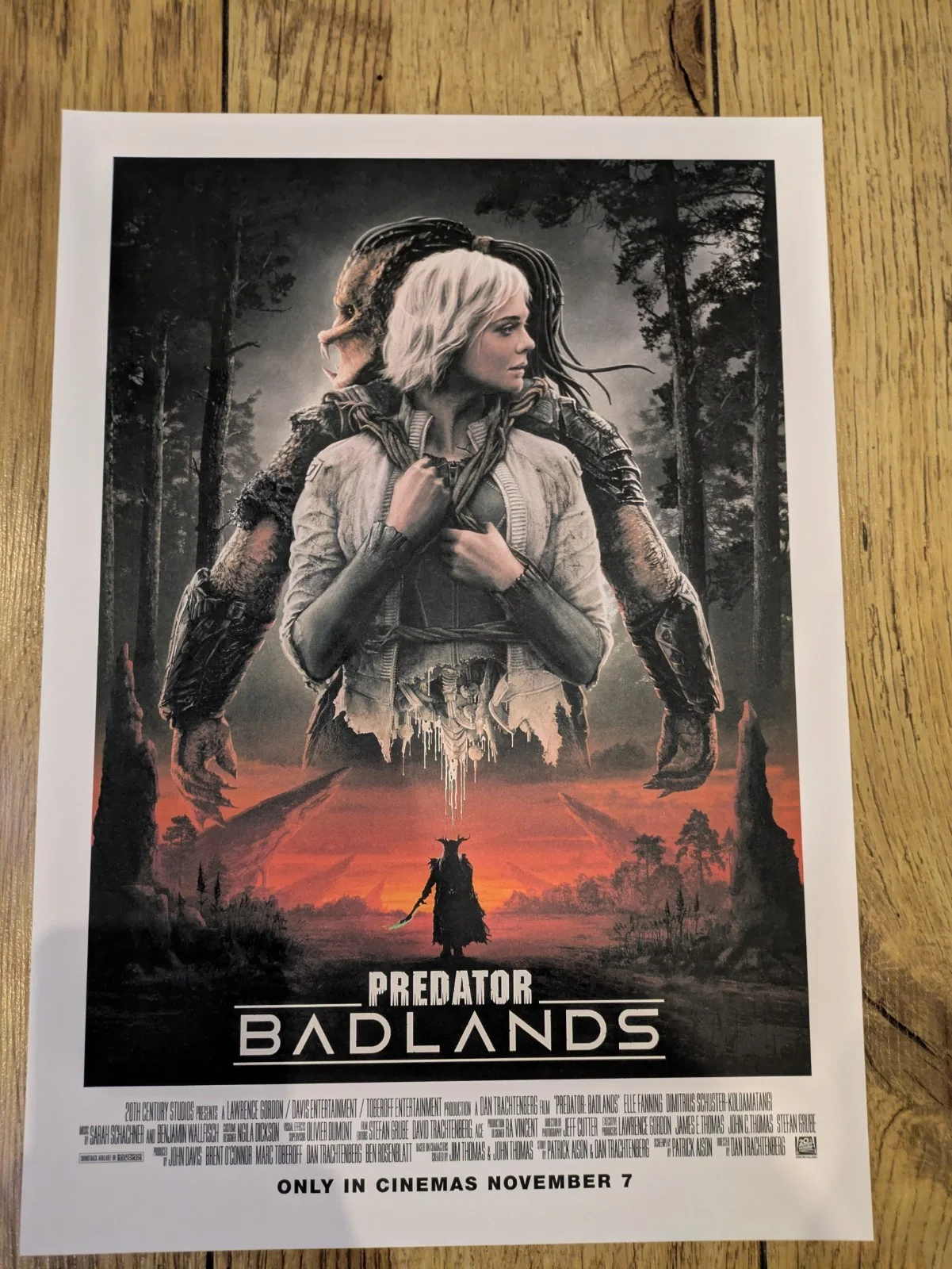 Predator Badlands Official A3 Exclusive Cinema Movie Poster, image 2
