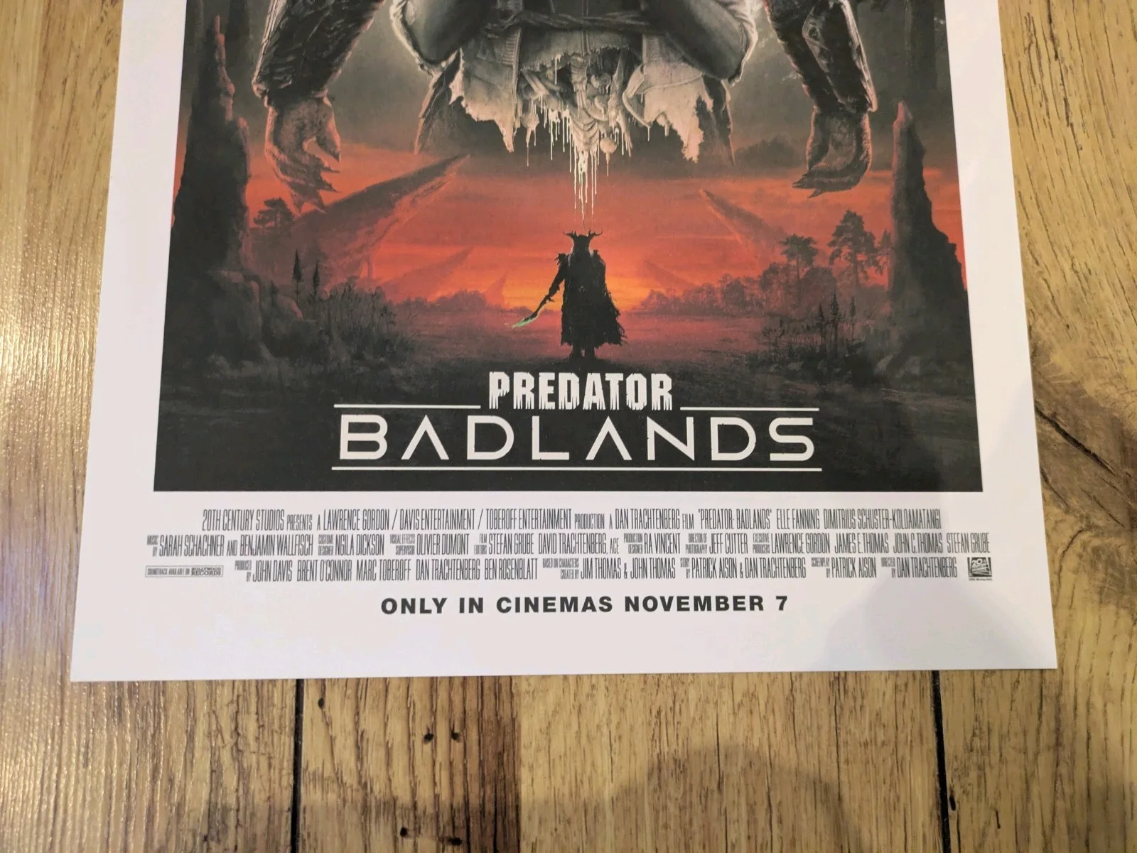 Predator Badlands Official A3 Exclusive Cinema Movie Poster, image 3