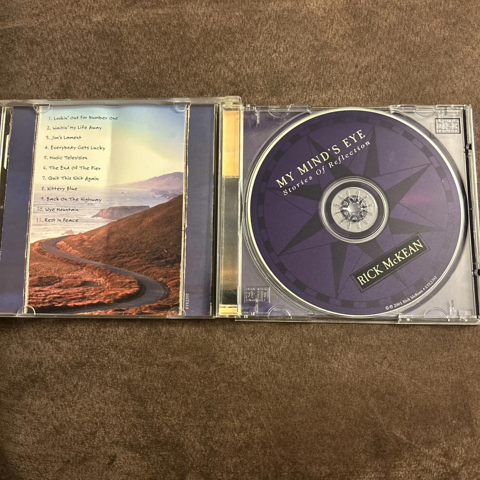 SIGNED Autograph Copy Rick McKean - My Minds Eye CD, image 2