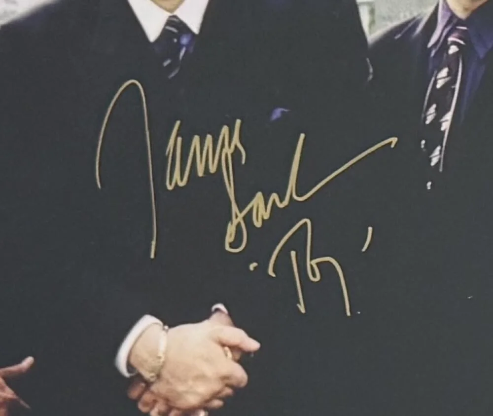 James Gandolfini — James Gandolfini Signed Autograph Framed 16x20 Photo Tony Soprano w/ JSA COA, изображение 2