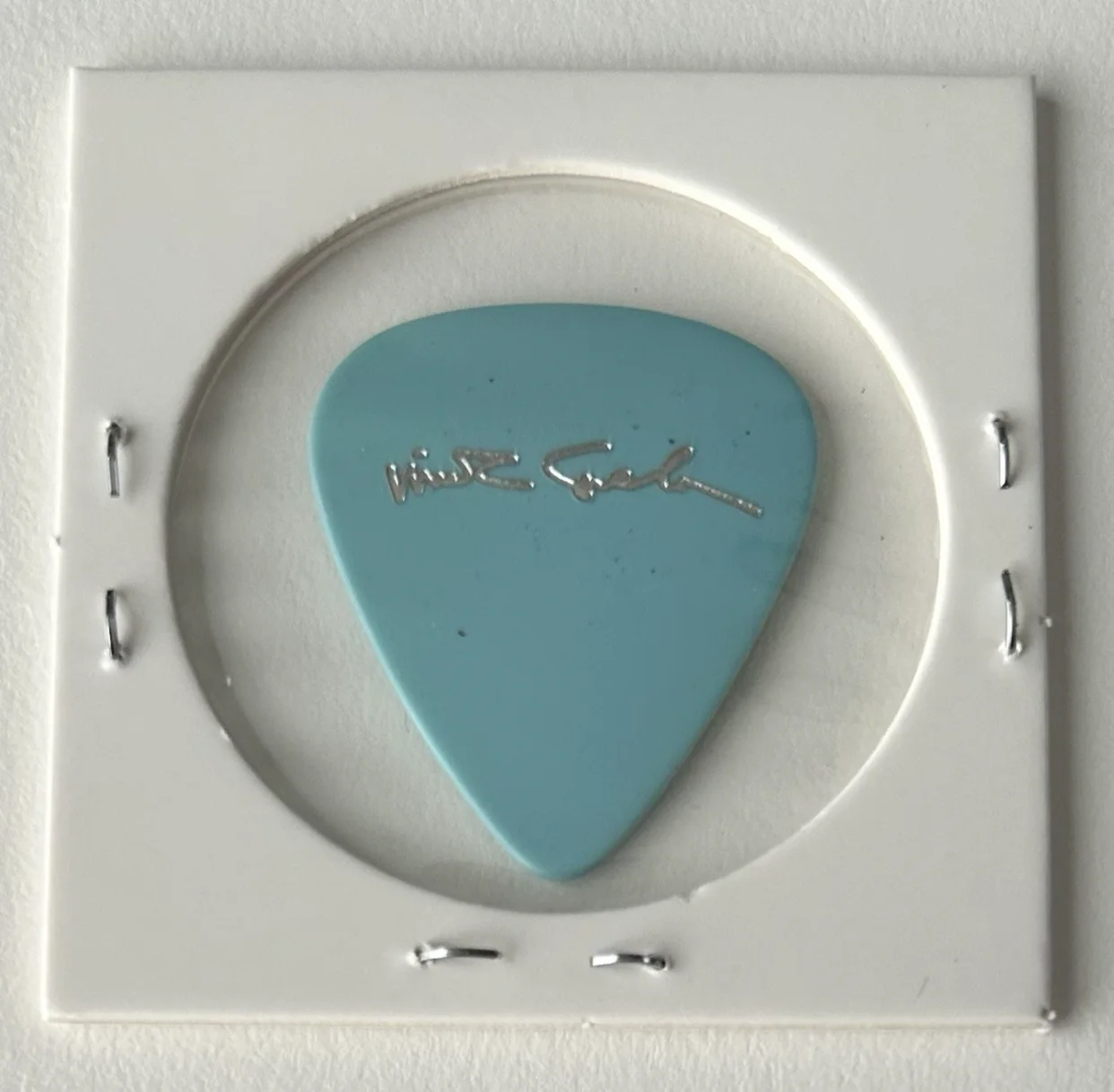 BulletBoys - Mick Sweda Signature Tour Guitar Pick - Baby Blue/Silver, изображение 2