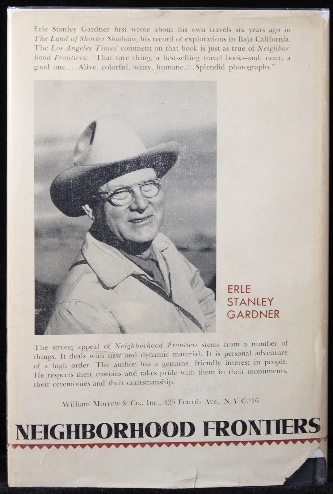 Erle Stanley Gardner — ERLE STANLEY GARDNER - INSCRIBED BOOK SIGNED TWICE 11/1954, image 3