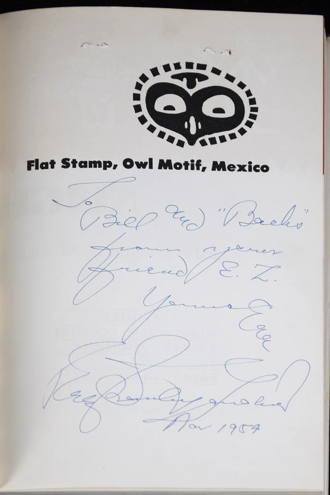 Erle Stanley Gardner — ERLE STANLEY GARDNER - INSCRIBED BOOK SIGNED TWICE 11/1954, image 5