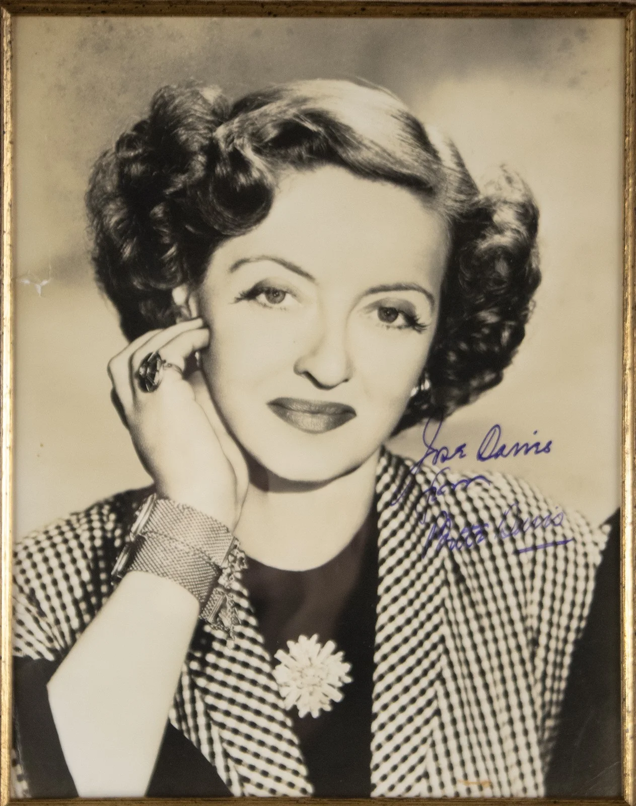 Bette Davis — BETTE DAVIS - AUTOGRAPHED SIGNED PHOTOGRAPH, image 2