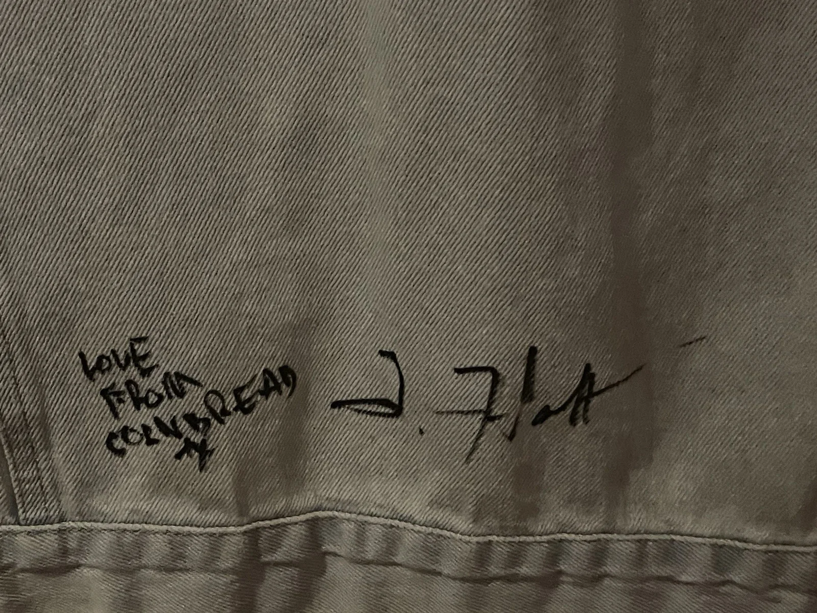 Vintage Erika & Co Denim Jacket Womens M Signed By Guy Clark & James McMurtry +, image 5