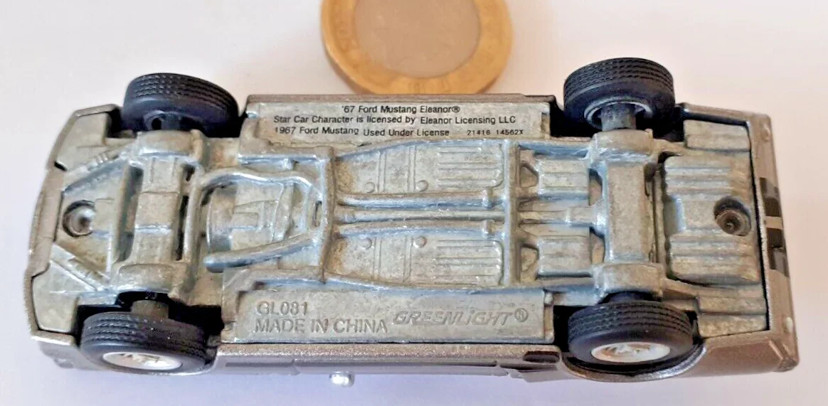 Eleanor Silver 67 Mustang Loot Crate Gone in 60 Seconds Mint Boxed Green Light, image 5