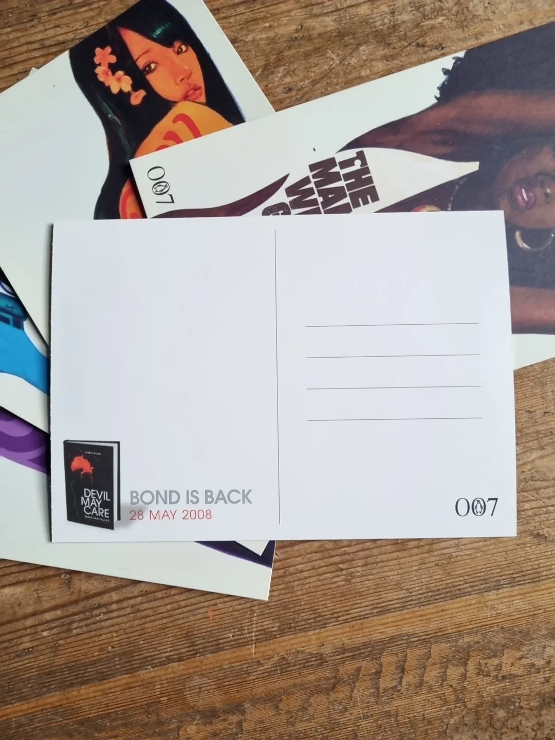 James Bond Devil May Care Lovely Promo Postcards 5 Cards Lovely Artwork, изображение 2