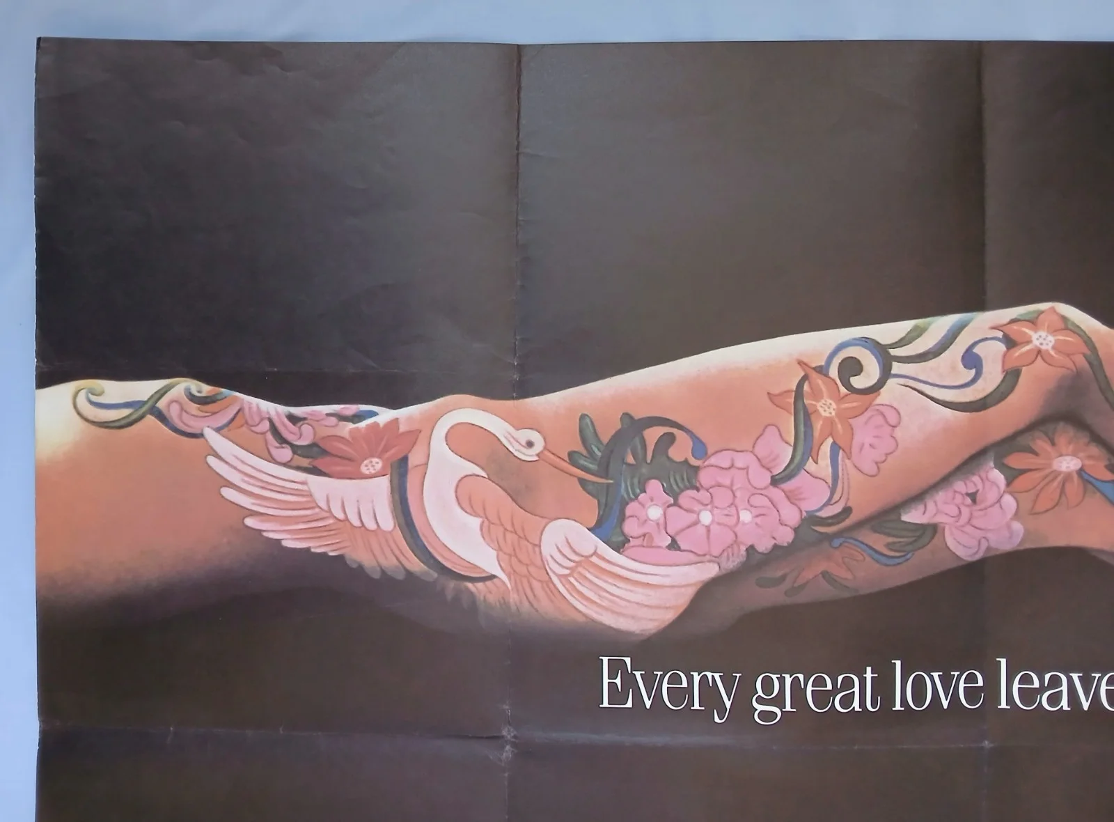 TATTOO (1981) original UK quad poster - Bruce Dern erotic bondage thriller, изображение 2