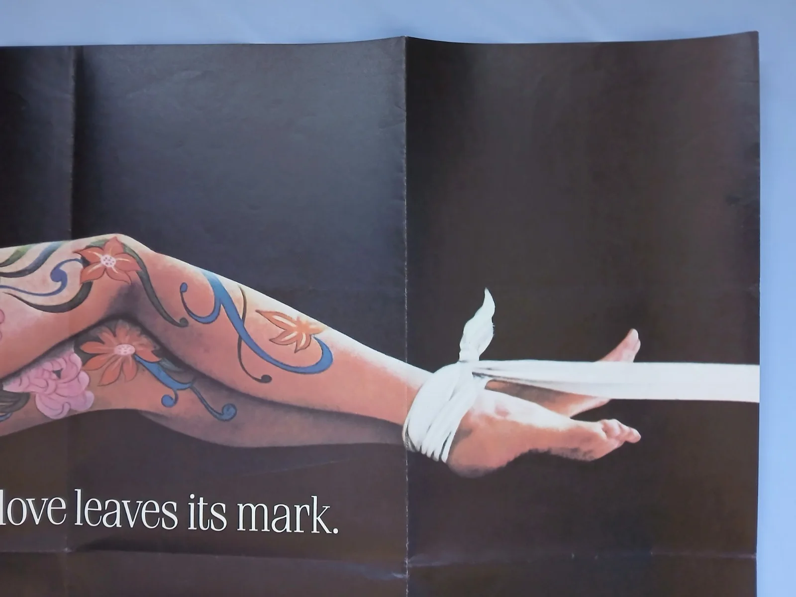 TATTOO (1981) original UK quad poster - Bruce Dern erotic bondage thriller, изображение 3