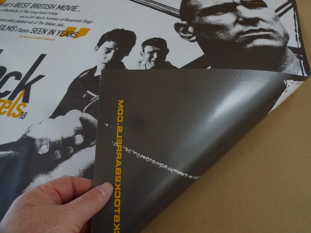 Lock Stock & 2 Smoking Barrels Original 1998 Double Side Quad Movie Poster 40x30, image 2