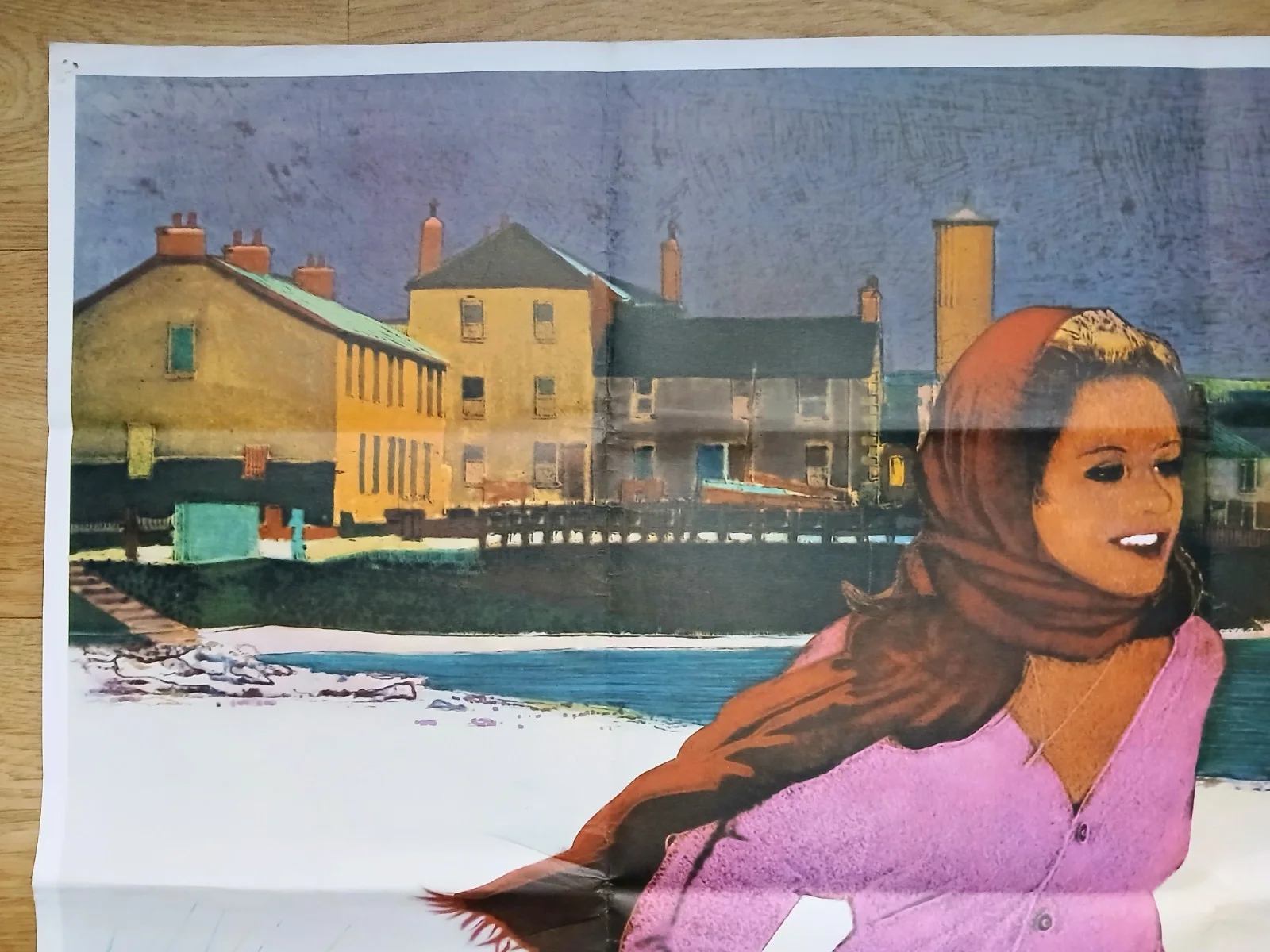 I WAS HAPPY HERE (1966) rare original UK quad poster - Desmond Davis rom drama, изображение 2