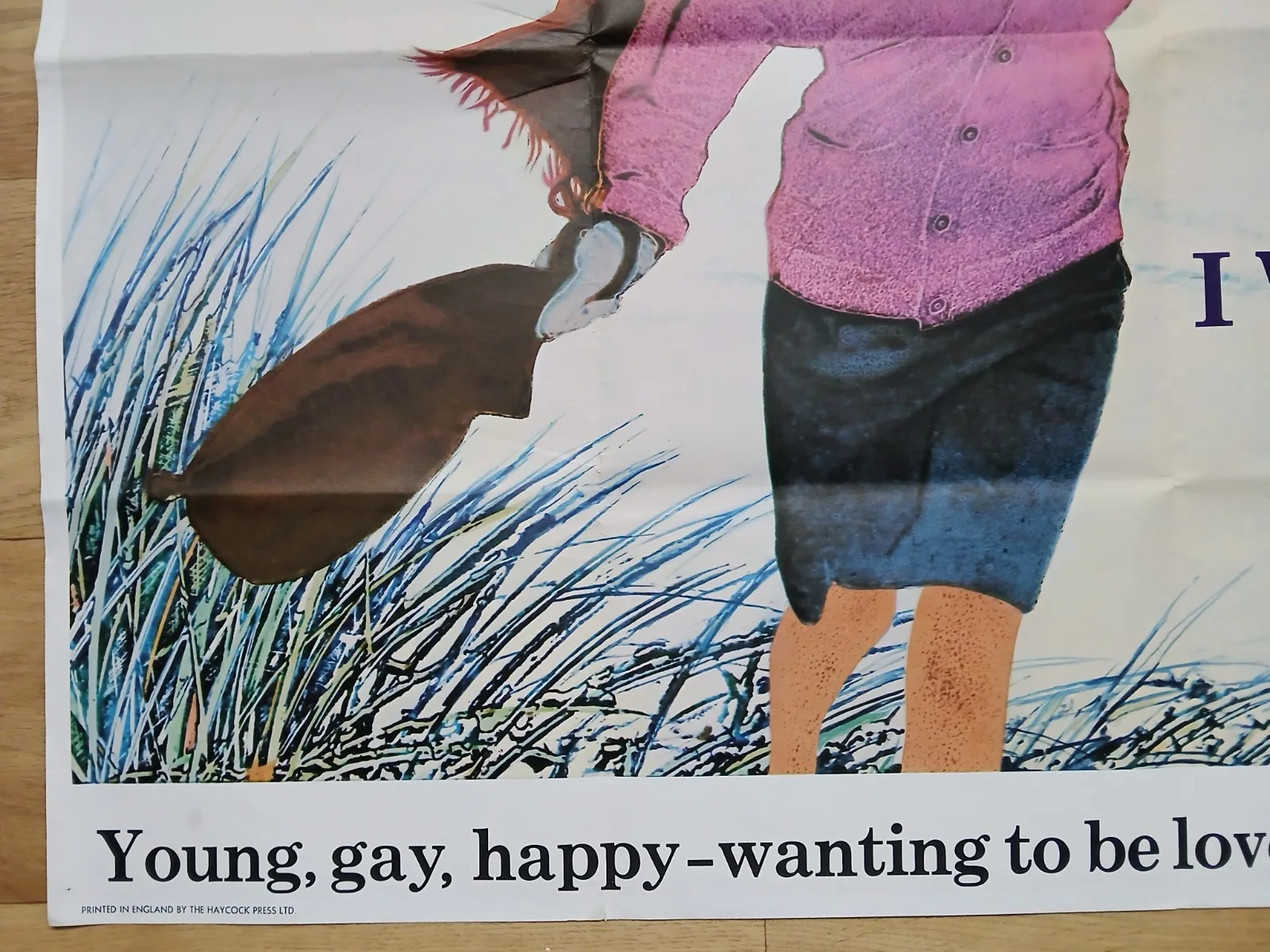 I WAS HAPPY HERE (1966) rare original UK quad poster - Desmond Davis rom drama, изображение 4