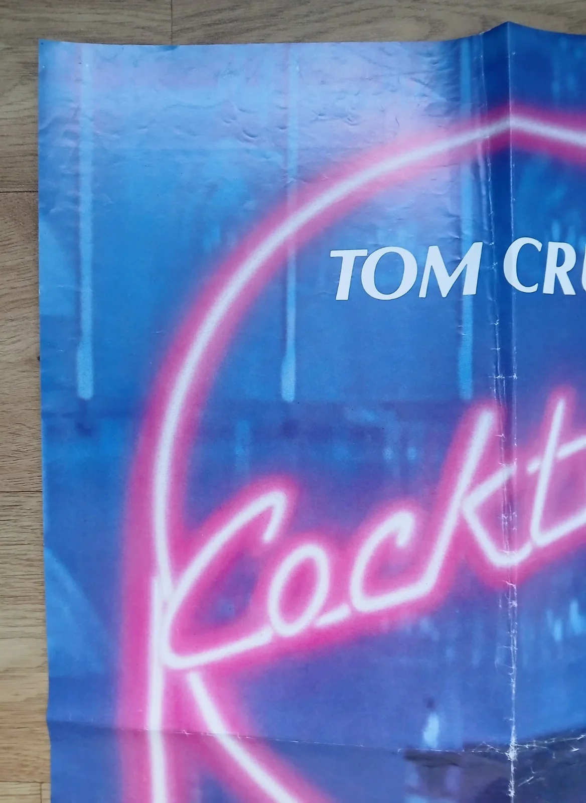 COCKTAIL (1988) original UK quad poster -Tom Cruise, Bryan Brown, Elisabeth Shue, image 2
