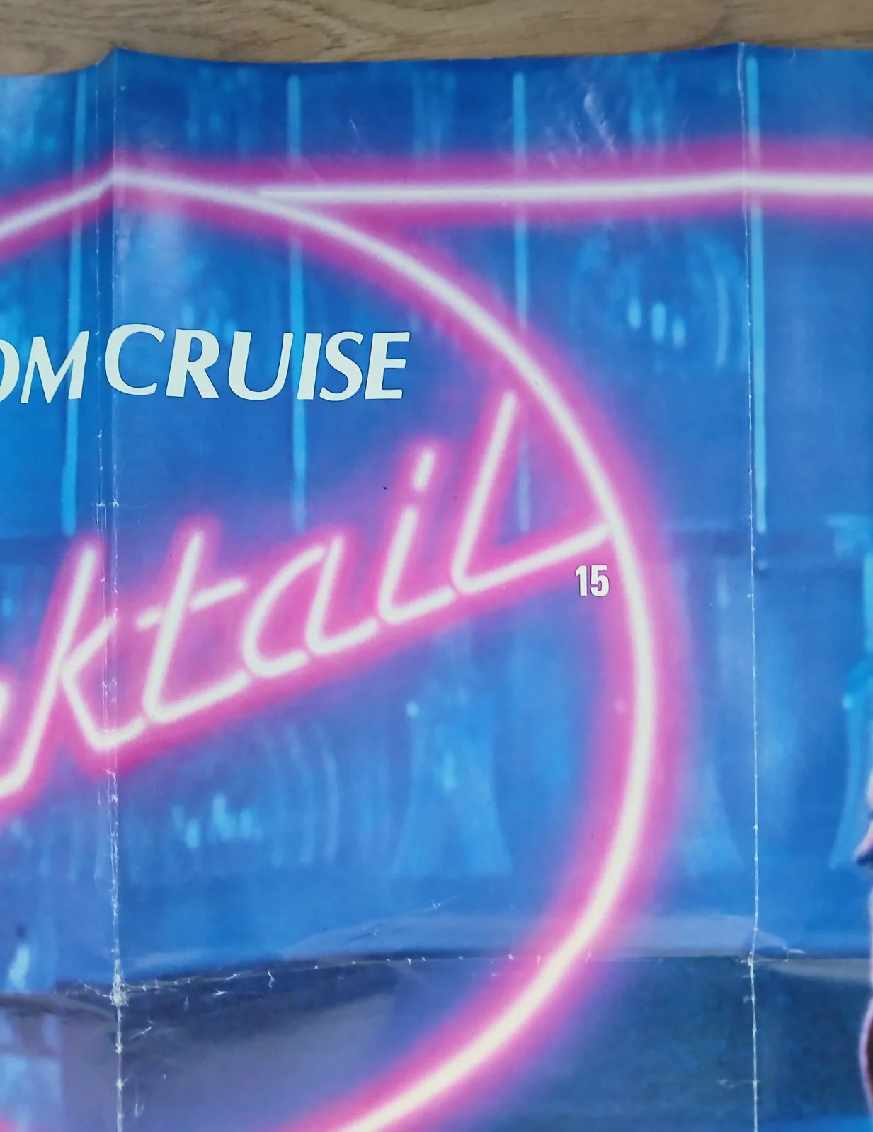 COCKTAIL (1988) original UK quad poster -Tom Cruise, Bryan Brown, Elisabeth Shue, image 3