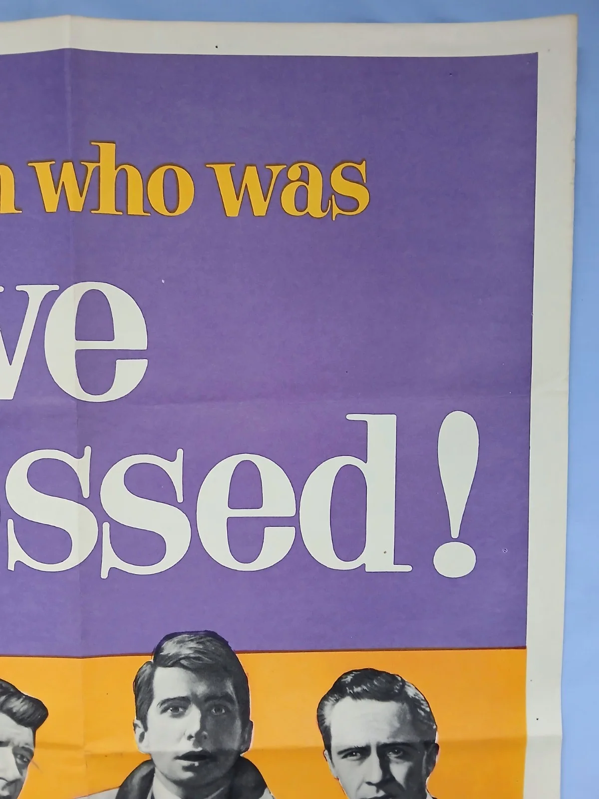 BY LOVE POSSESSED (1961) rare original UK quad poster, image 5