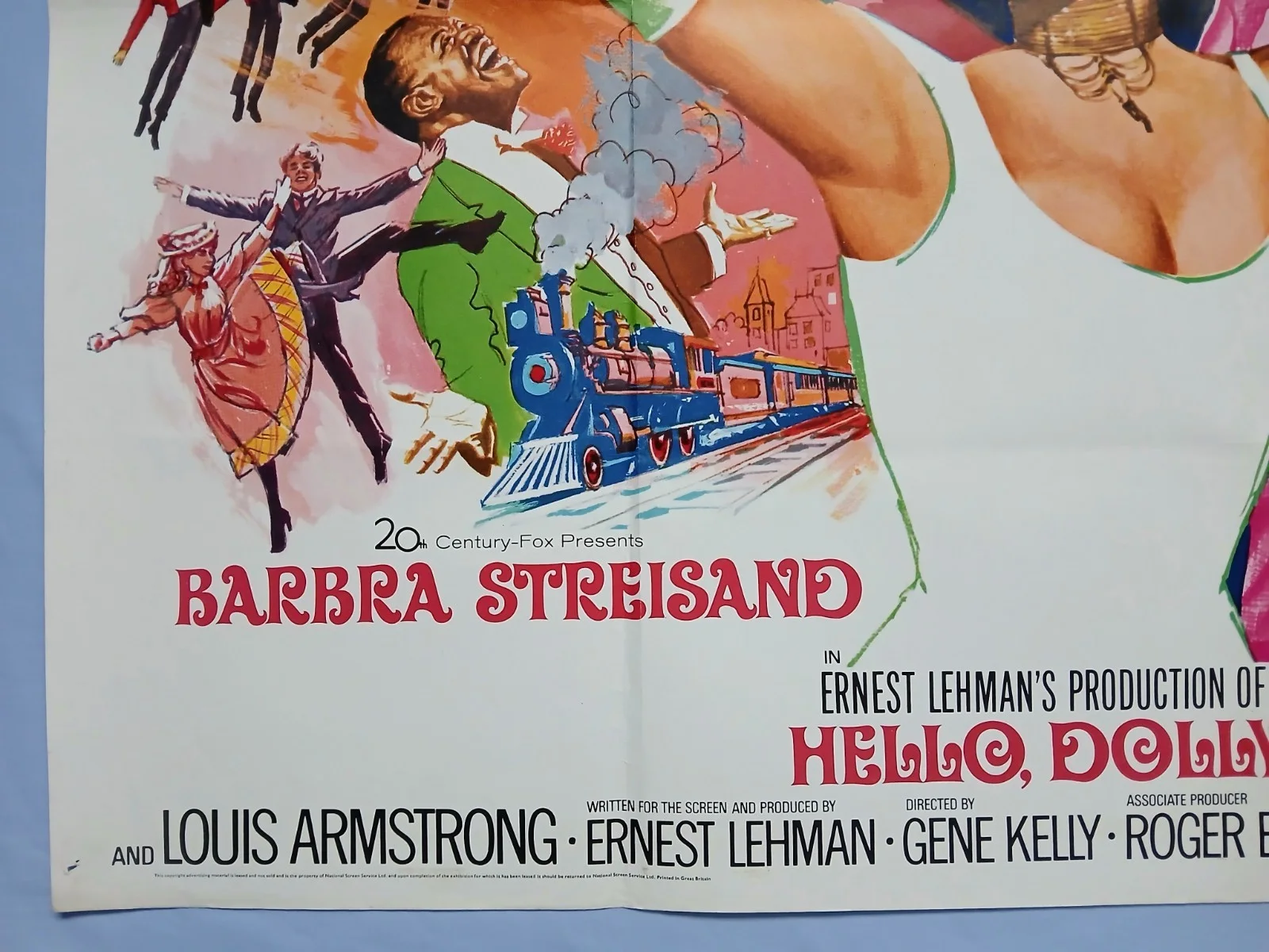 HELLO DOLLY (1969) original UK quad poster - Gene Kelly, Barbara Streisand, изображение 4