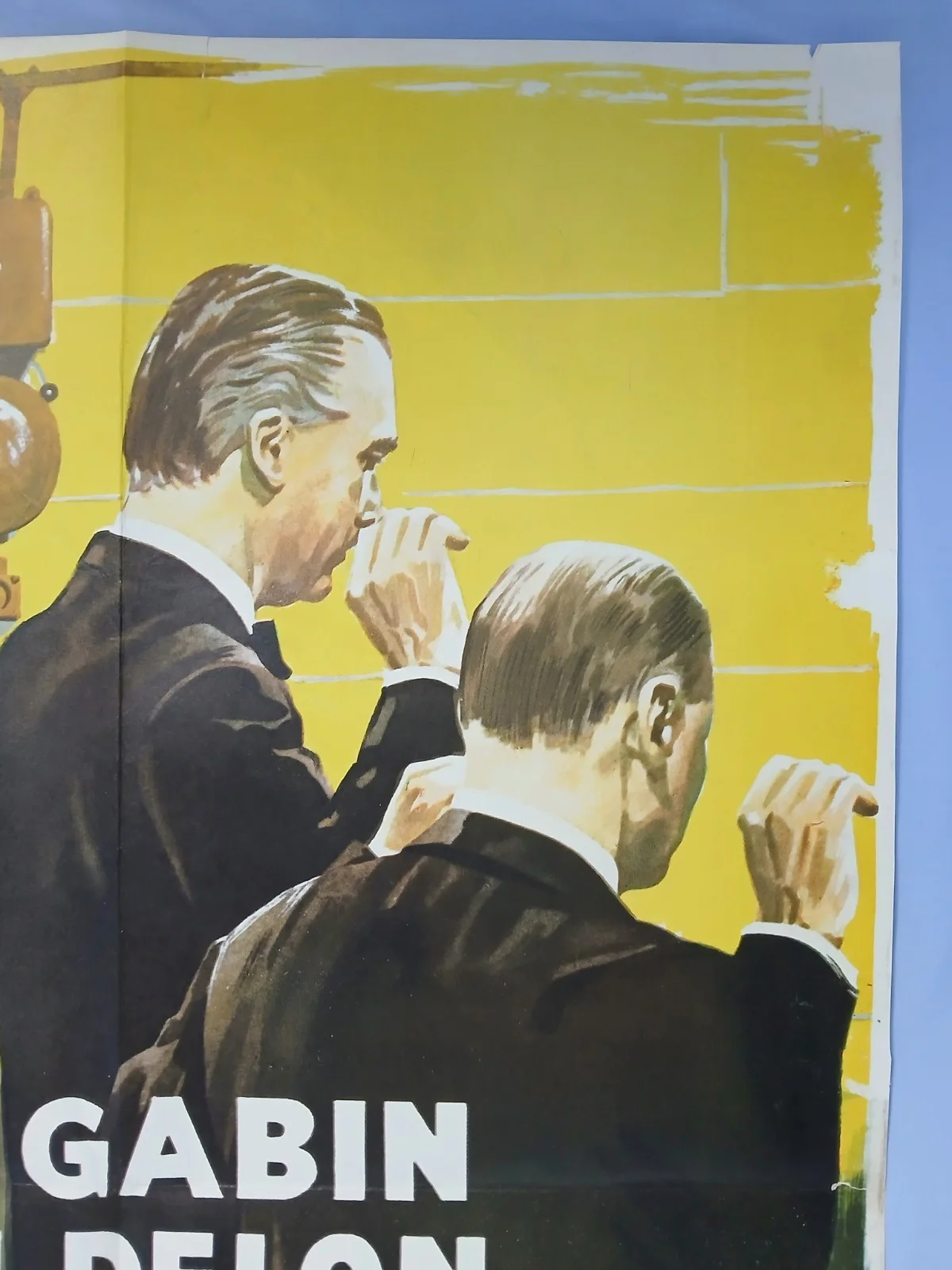 THE BIG SNATCH (1963) rare original Gala UK quad poster -Jean Gabin, Alain Delon, изображение 5