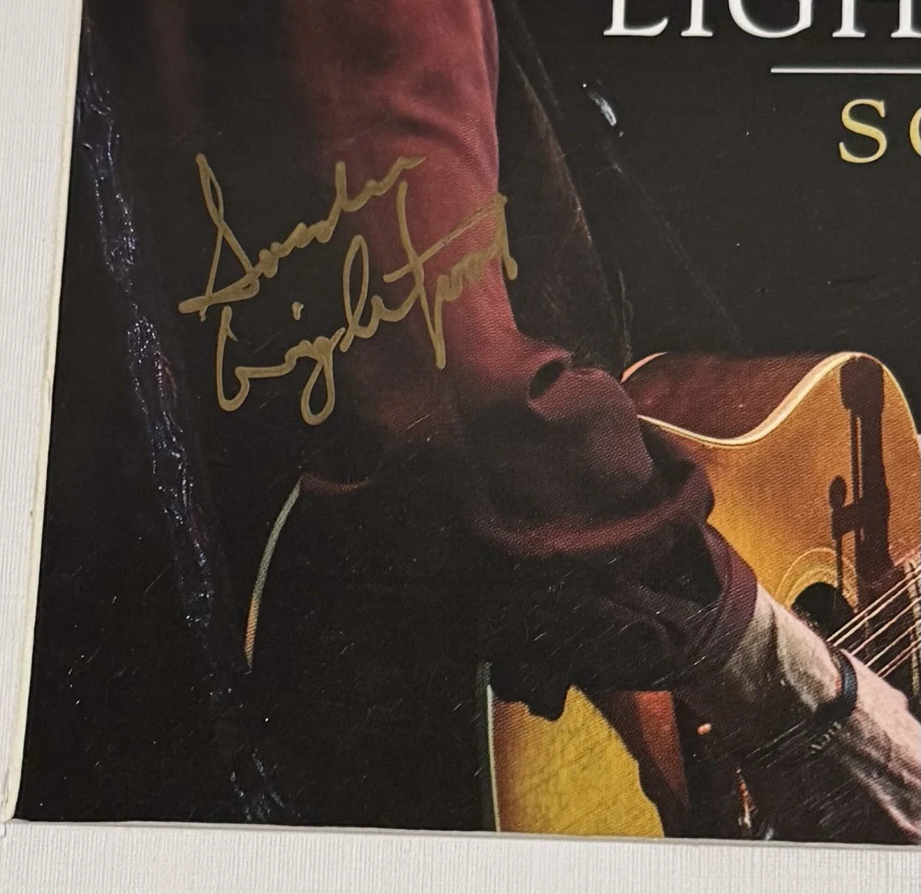 Gordon Lightfoot Signed Autograph Solo CD Framed Matted Display Beckett COA, image 3