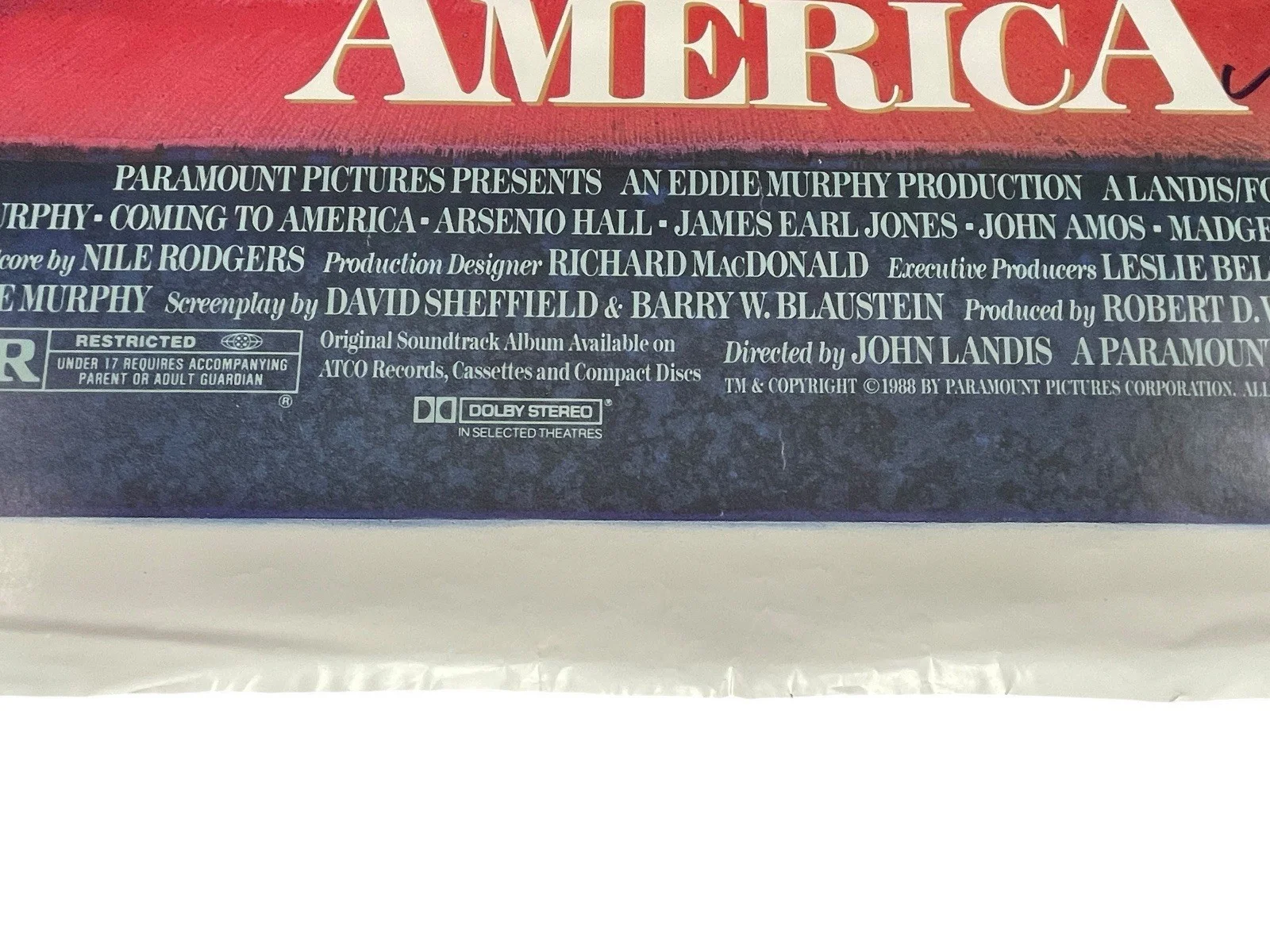 Drew Struzan — Famed Artist Drew Struzan Signed Coming To America Original 1-Sheet Movie Poster, изображение 3