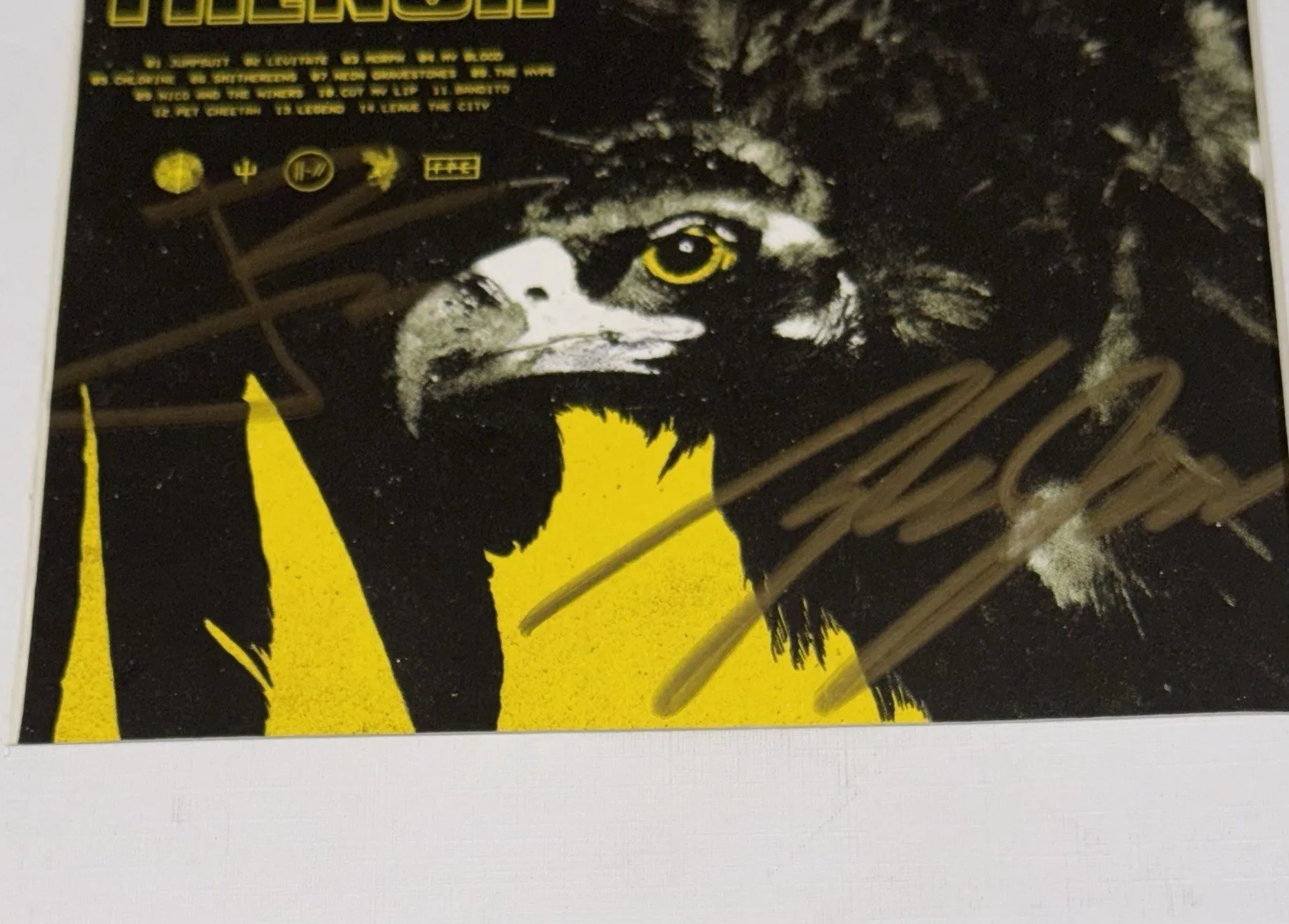 Twenty One Pilots Signed Autograph Trench CD Framed Josh Dun Tyler Joseph COA, изображение 4