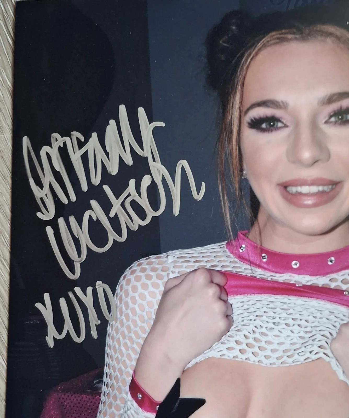 Tiffany Watson Signed 8x12" Original PHOTO #4 - Flash, image 2